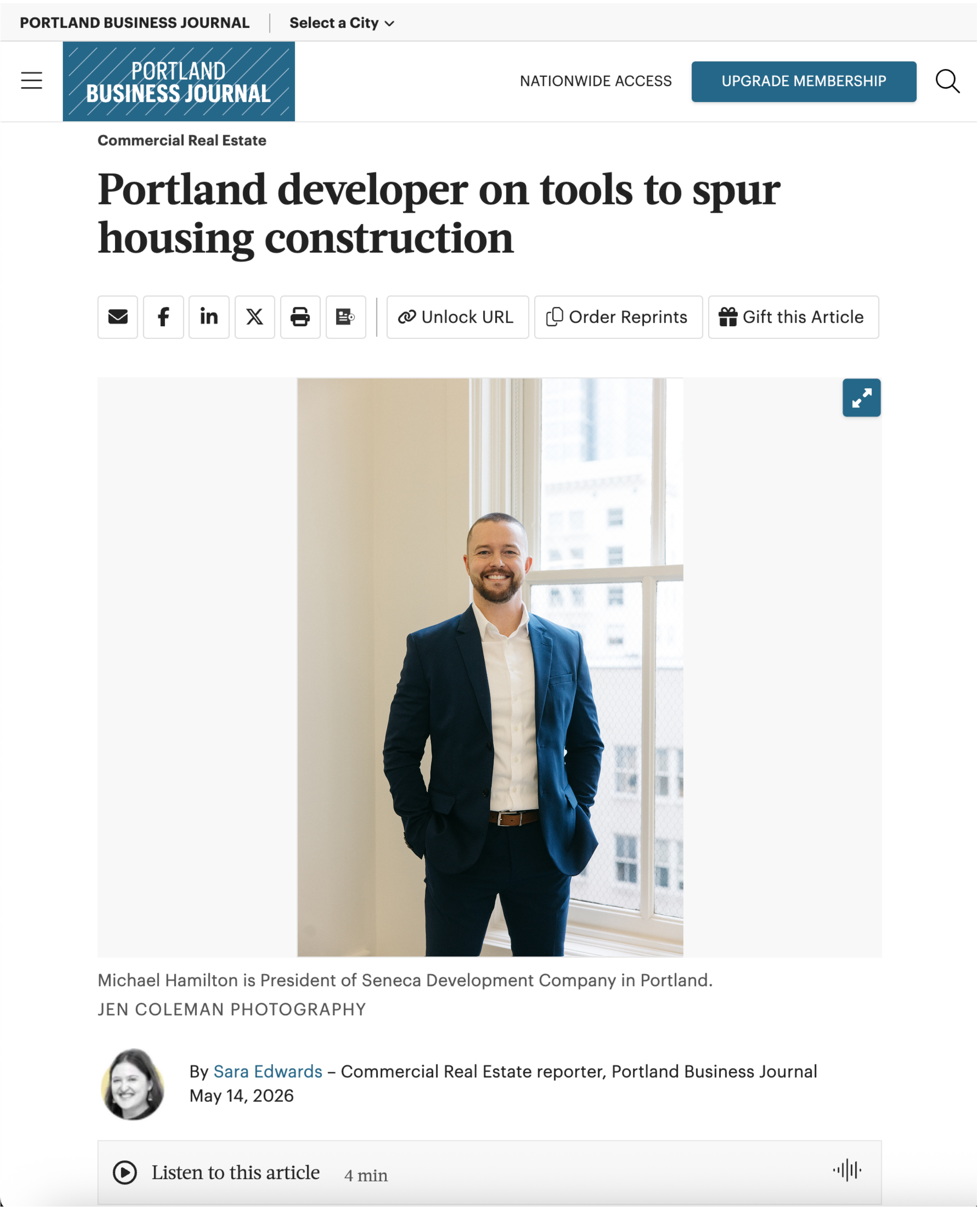 Portland developer on tools to spur housing construction