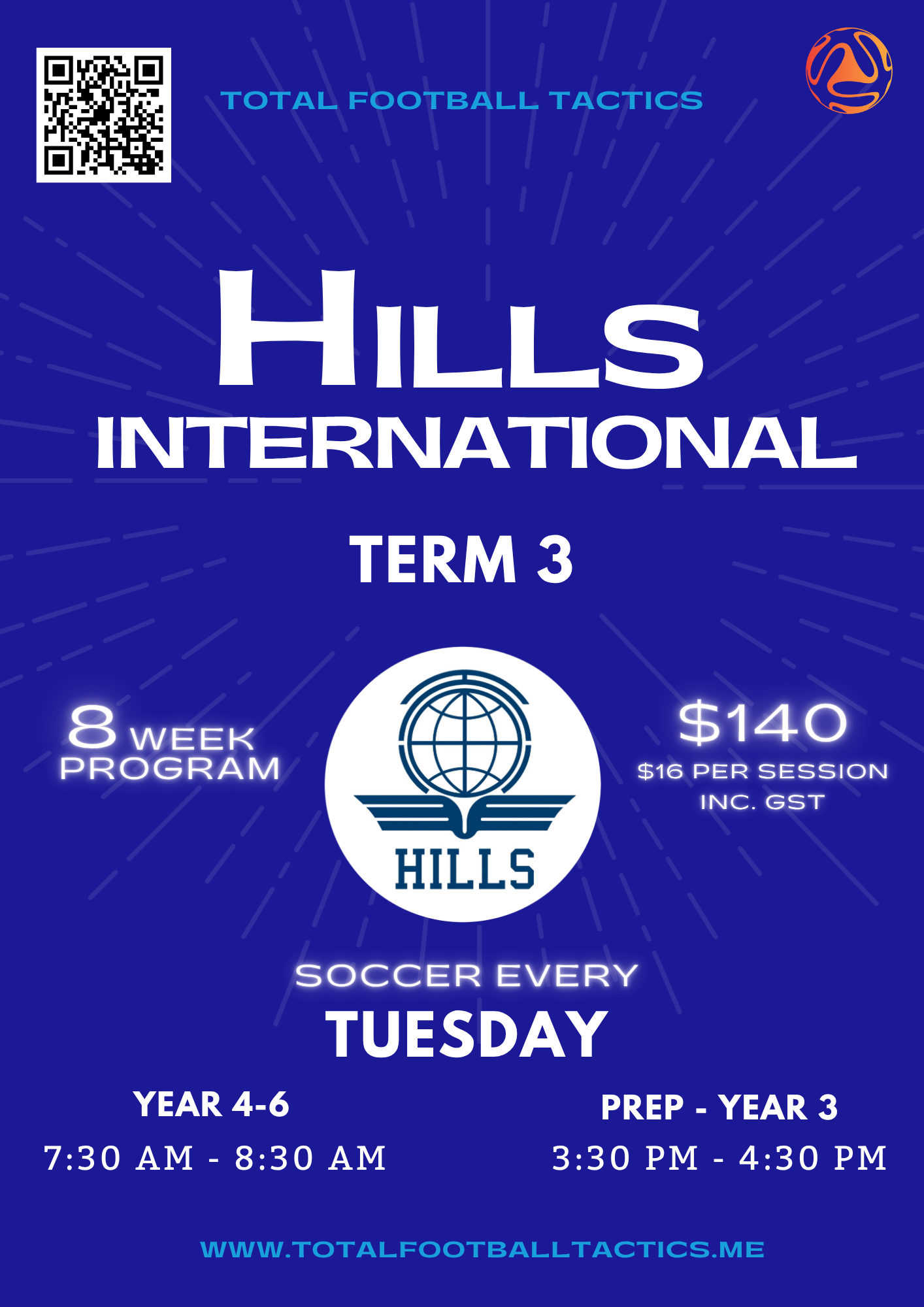 Hills International College Term 3 ($128 + GST)