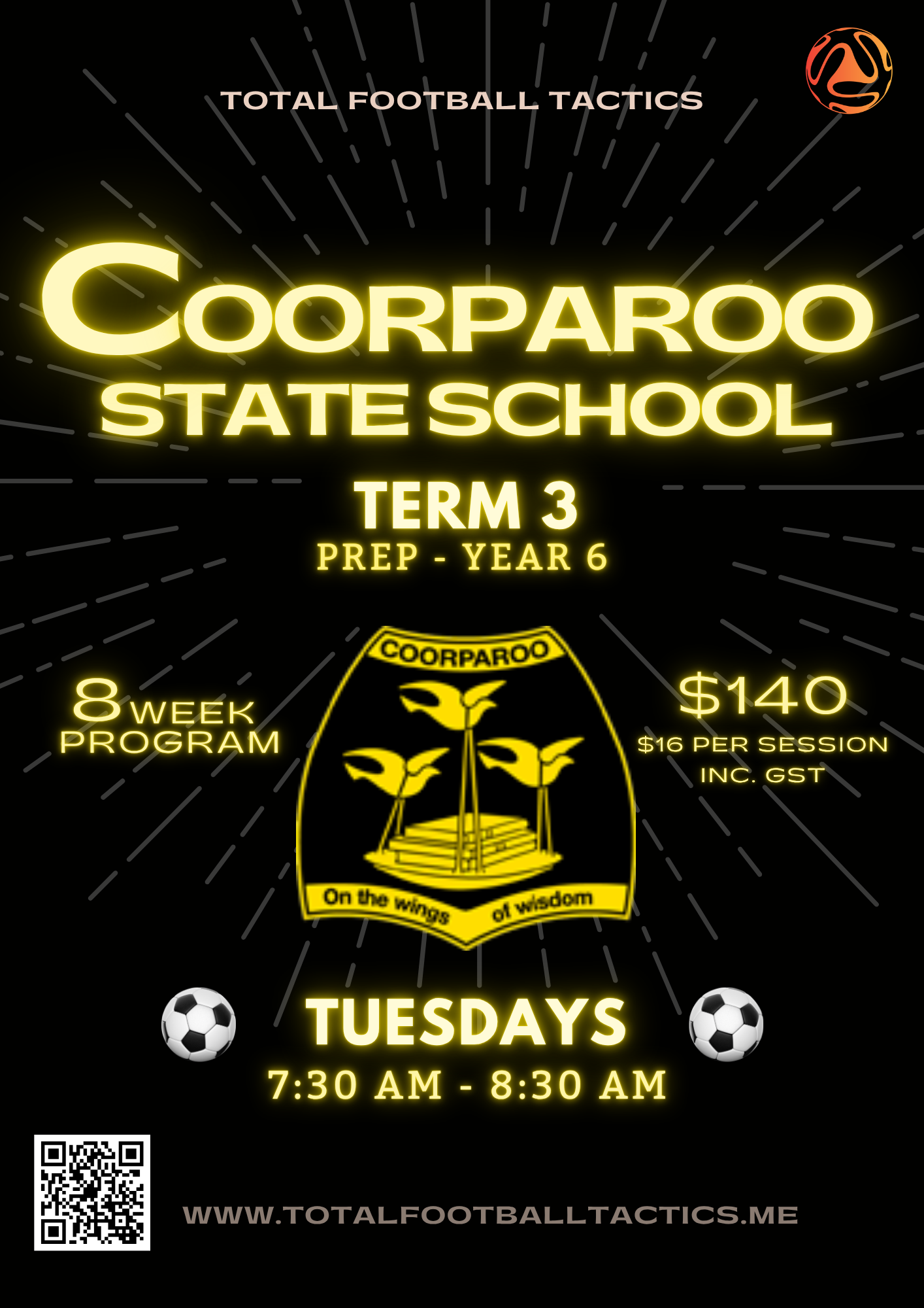 Coorparoo State School Term 3 ($128 + GST)