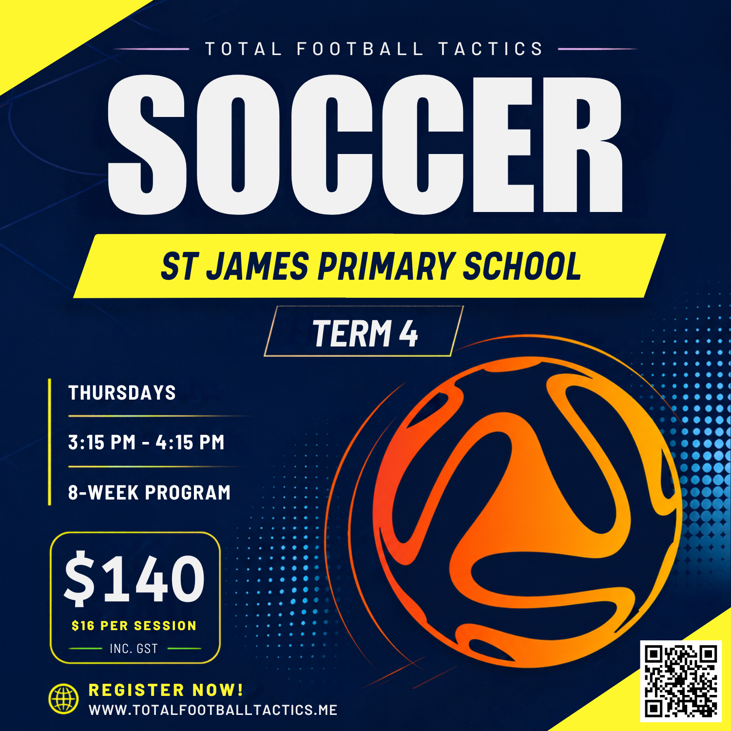 St James Coorparoo Term 4 ($128 + GST)