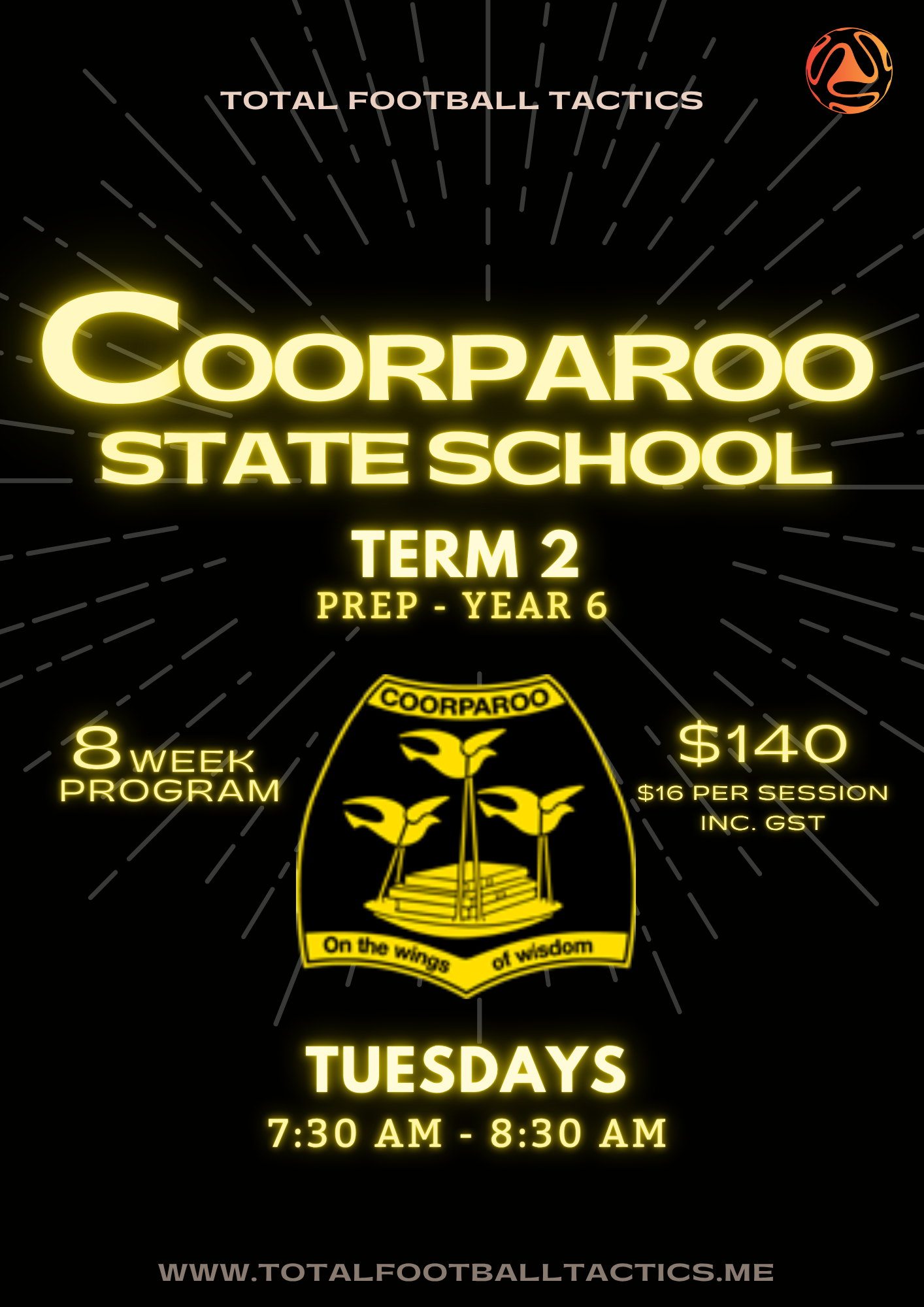 Coorparoo State School Term 2 ($128 + GST)