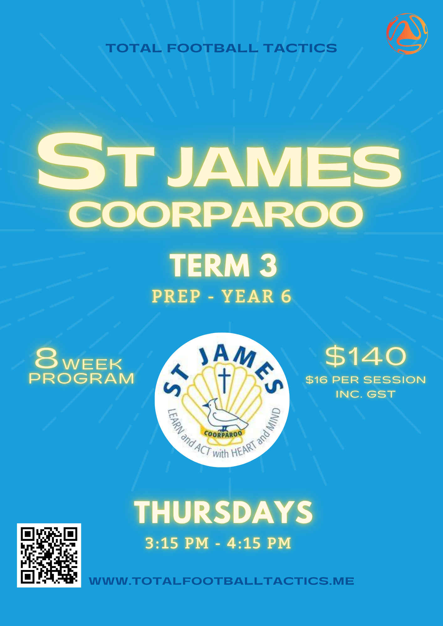 St James Coorparoo Term 3 ($128 + GST)