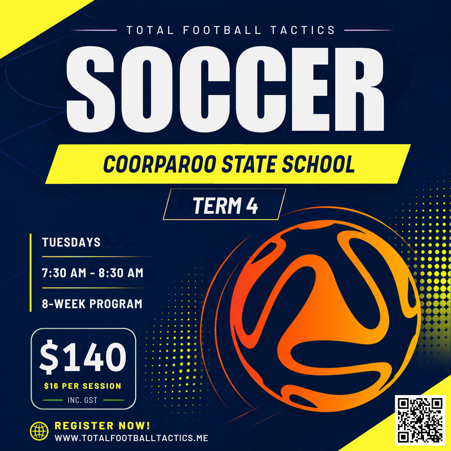Coorparoo State School Term 4 ($128 + GST)