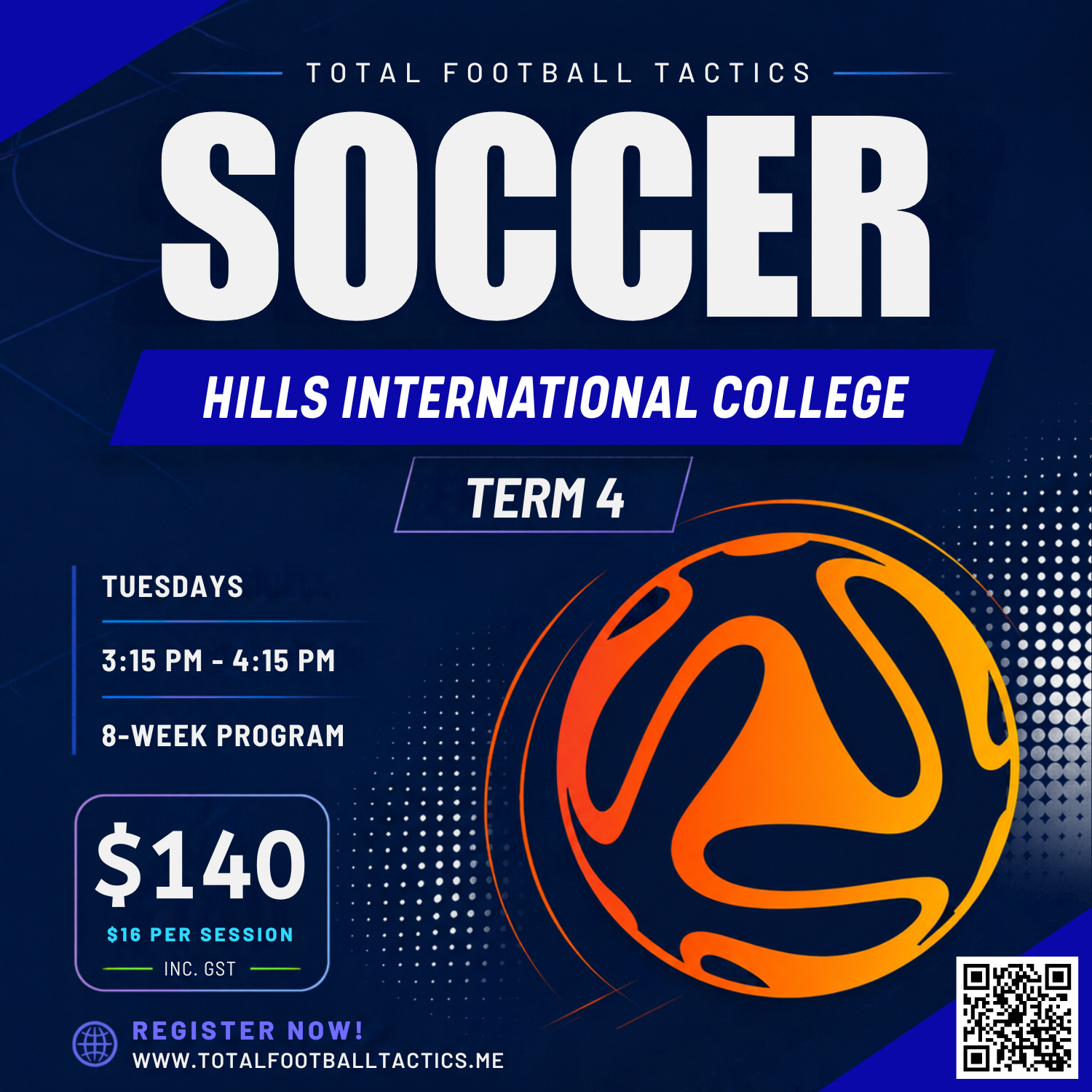 Hills International College Term 4 ($128 + GST)