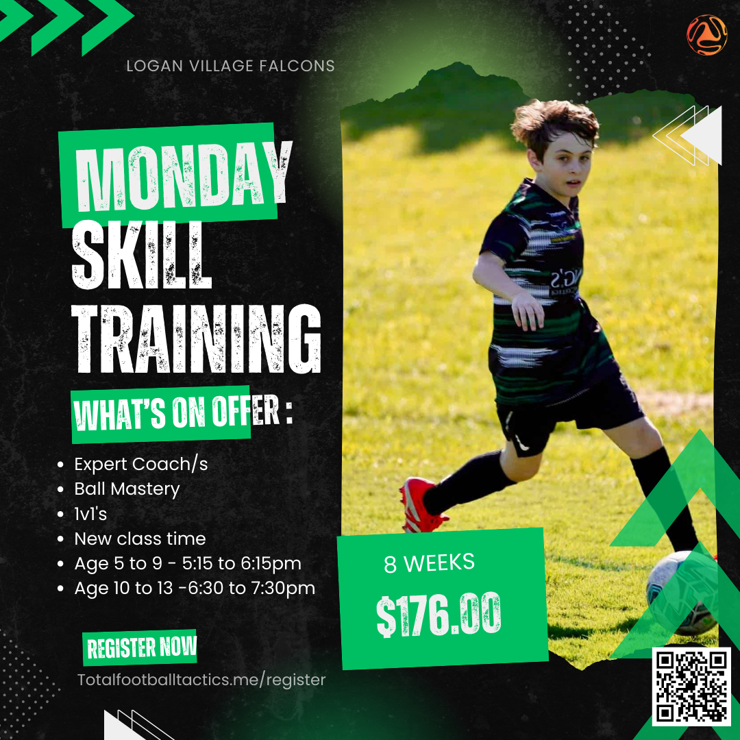 Logan Village Football Club- Skills Training Term 4 ($160+GST)