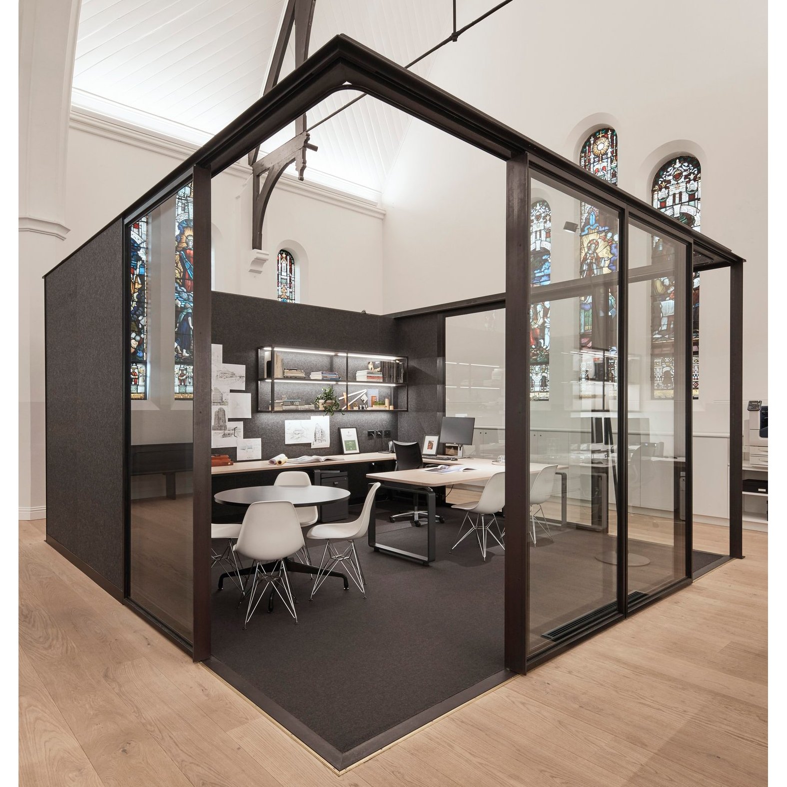 Squillace Architects Meeting Room Pod