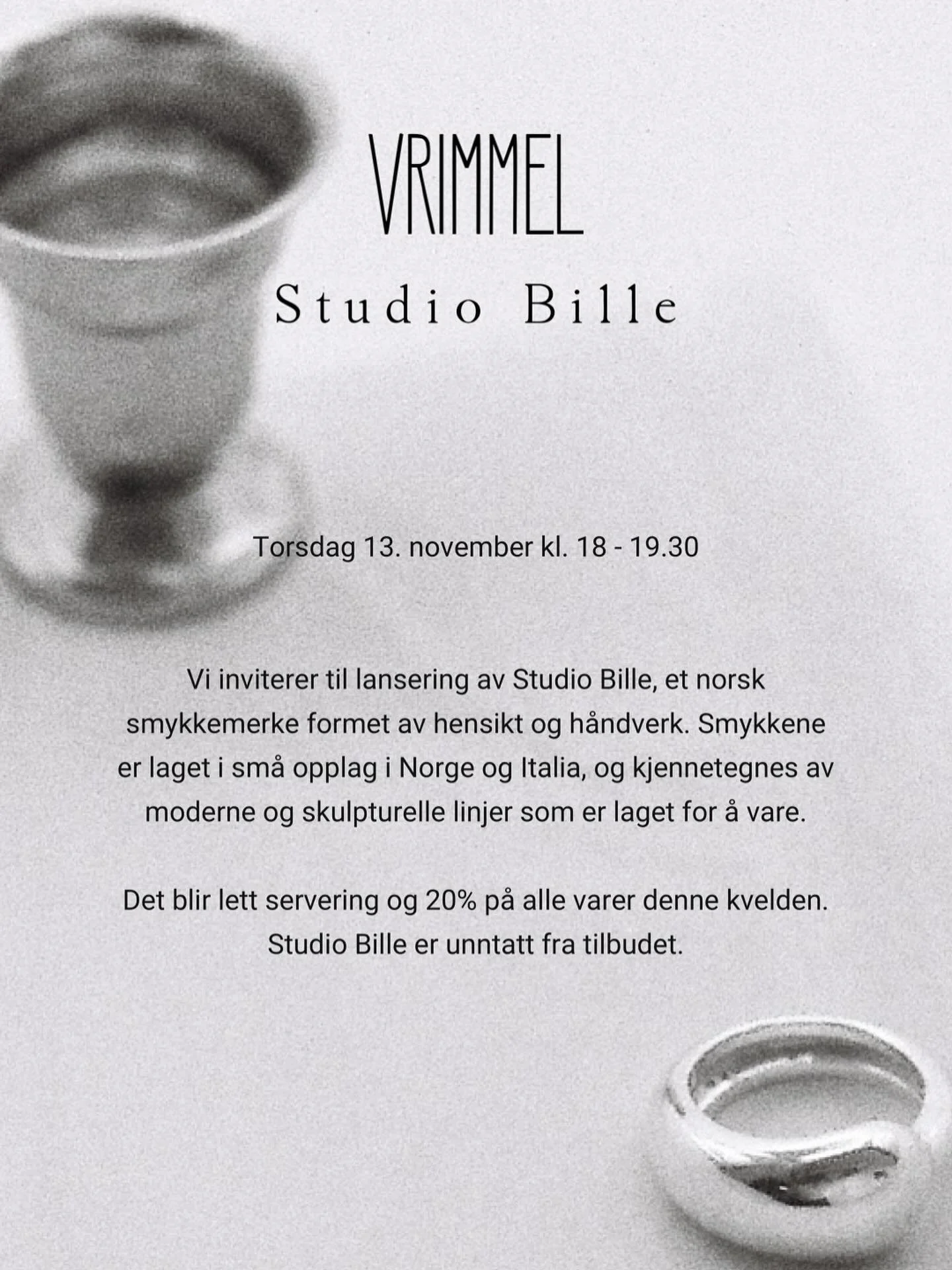 Velkommen til kundekveld hos oss p&aring; torsdag🤍