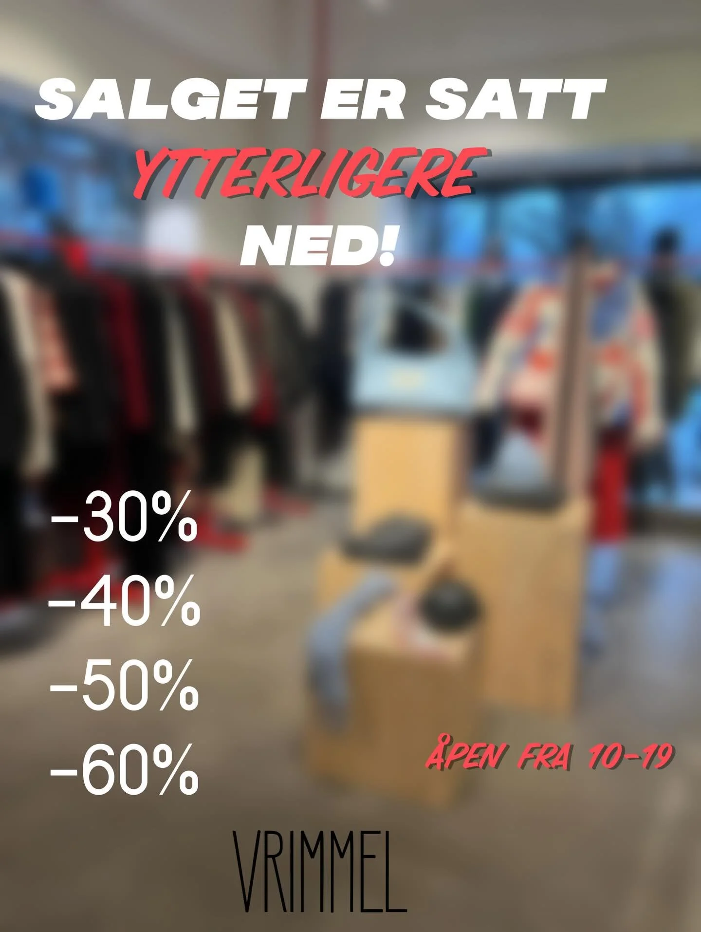 Salget er satt ytterligere ned👏🏻🥳