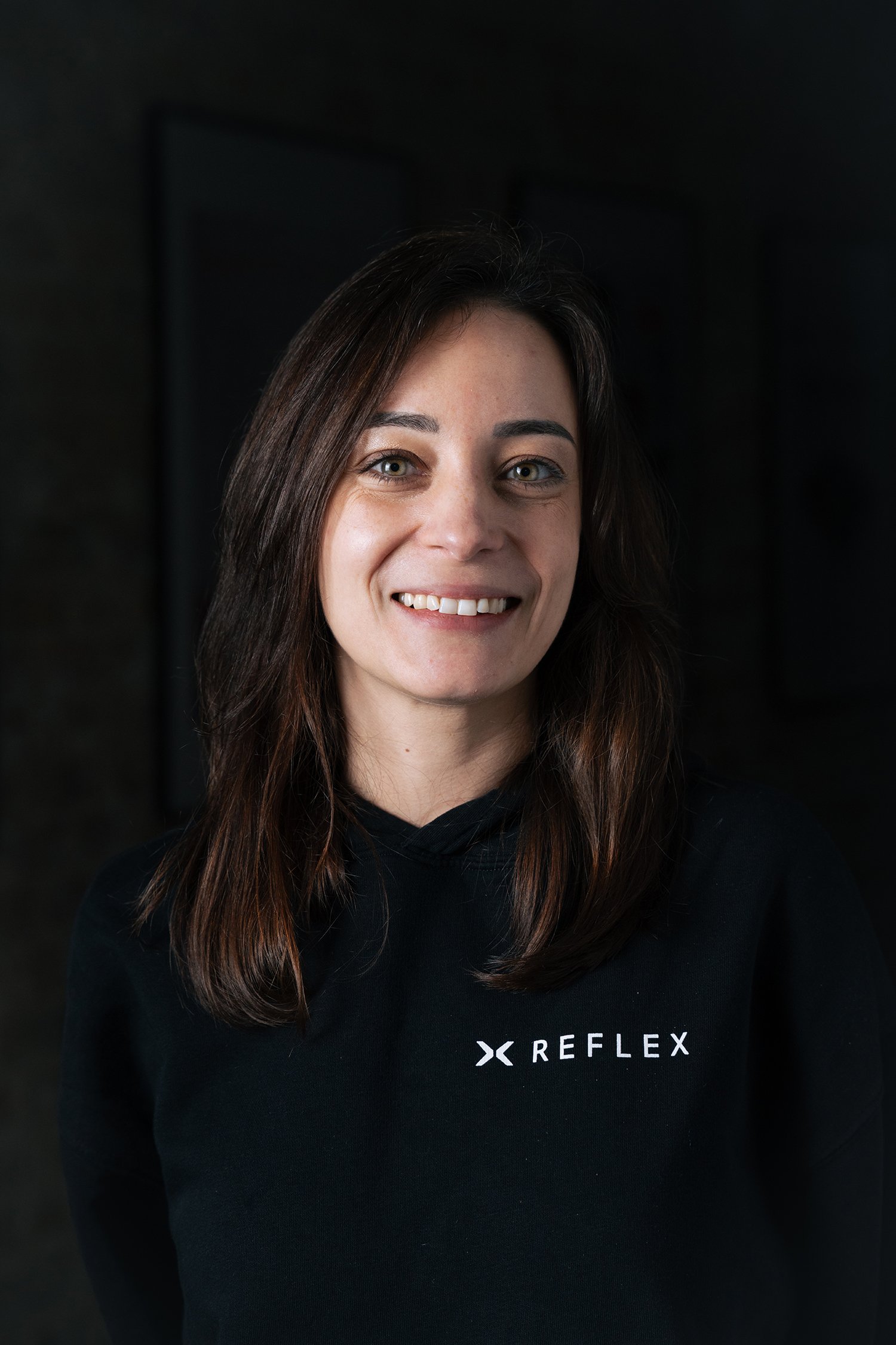 Headshot of cecile schirmer, head of finance for reflex aerospace