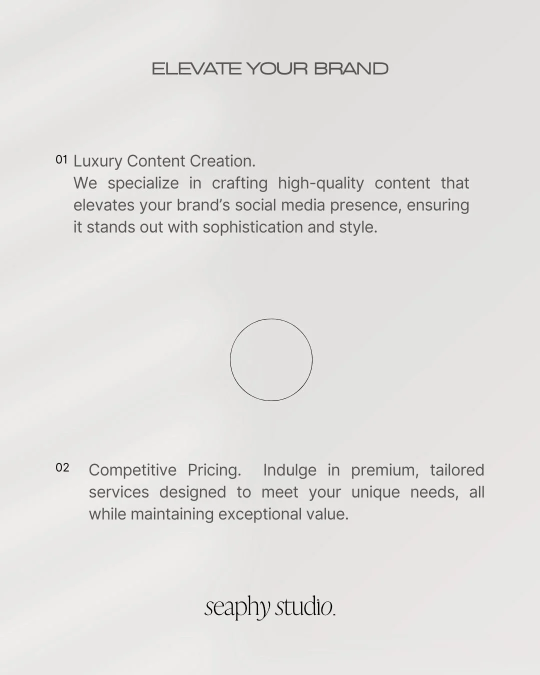 What makes us (truly) different ✨

Are you ready to level up your social media presence? Get in touch with us today 🤝🏼

#socialmedia #socialmediamarketing #onlinemarketing #branding #digitalmarketing #smallbusiness #smallbiztips #smallbiz #contents