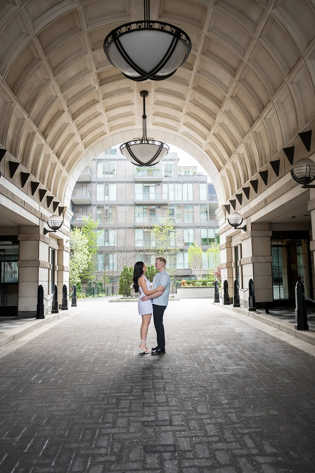 Yorkville Toronto Engagement Photos | Chic European-Inspired Engagement Session with Nicole &amp; Clint