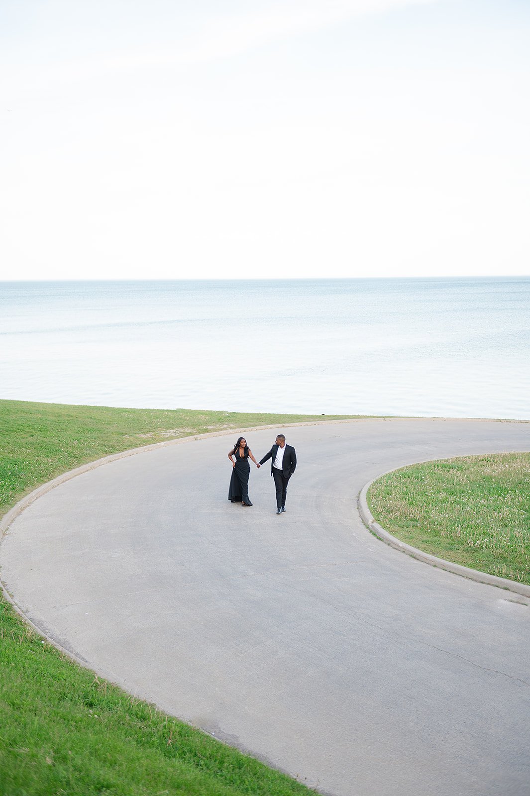 Nicole &amp; Dapo's Sunset Engagement Session at the RC Harris Water Treatment Plant
