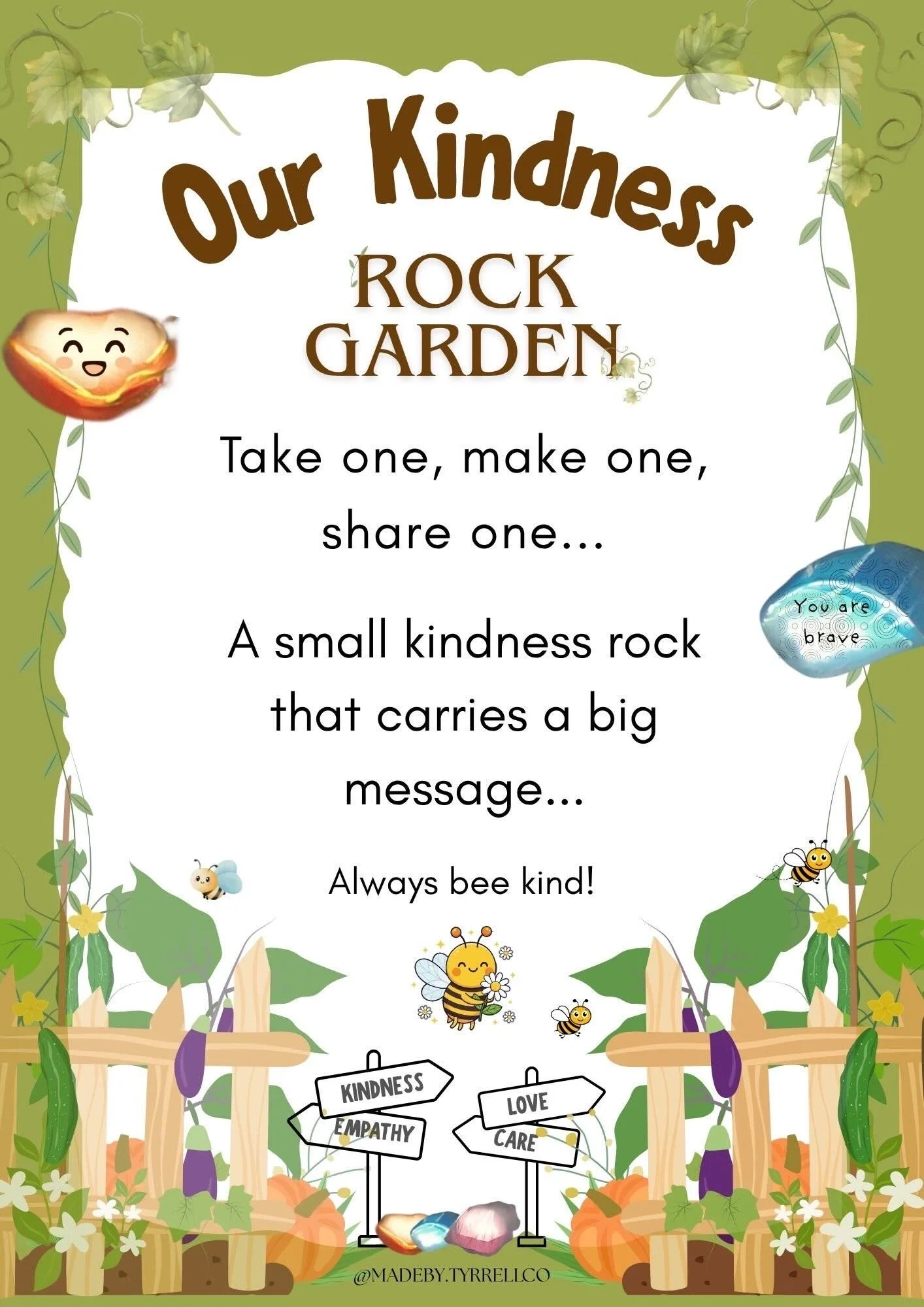 Kindness Rock Garden