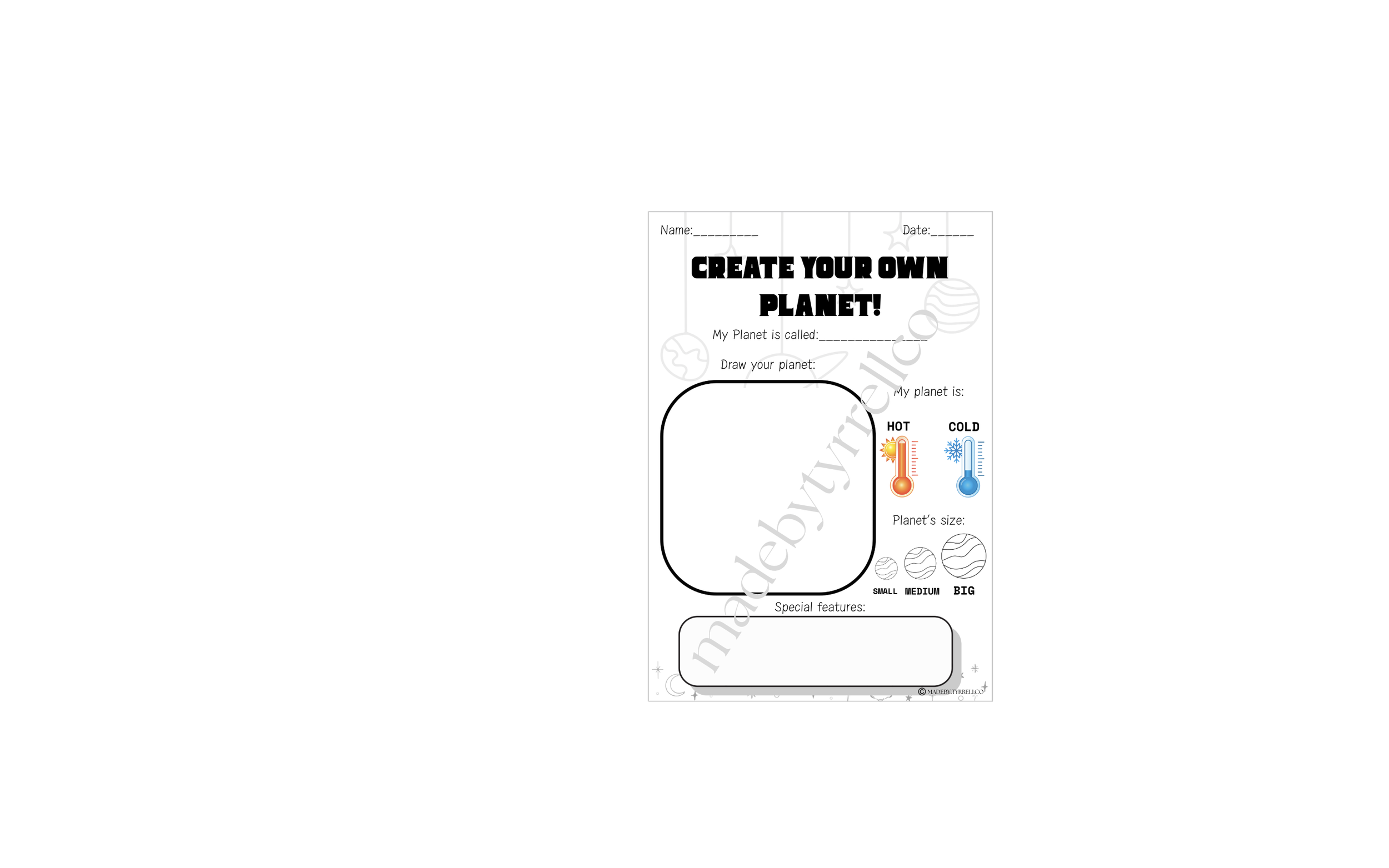 Create Your Own Planet