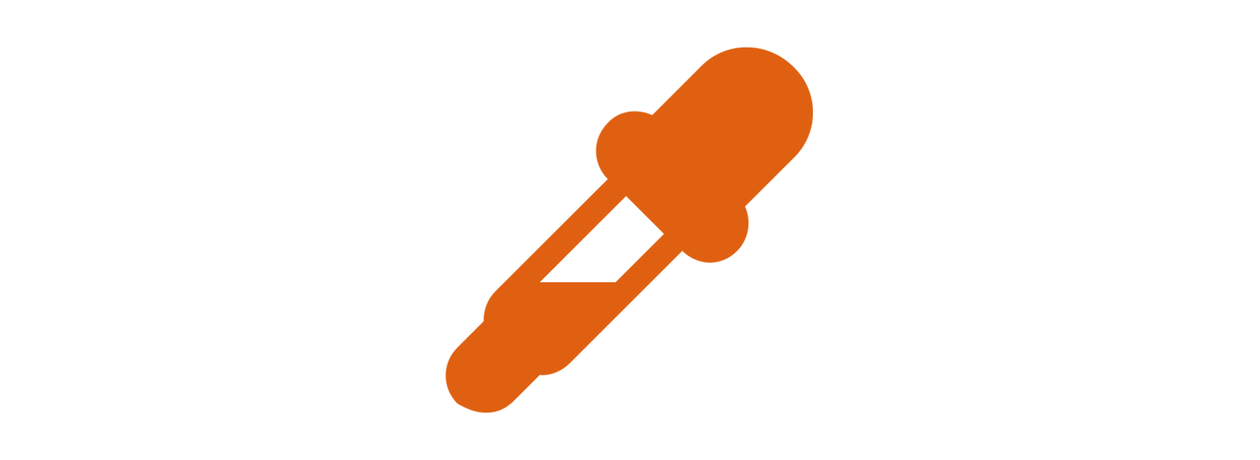 Illustration of a safety pin in orange color.