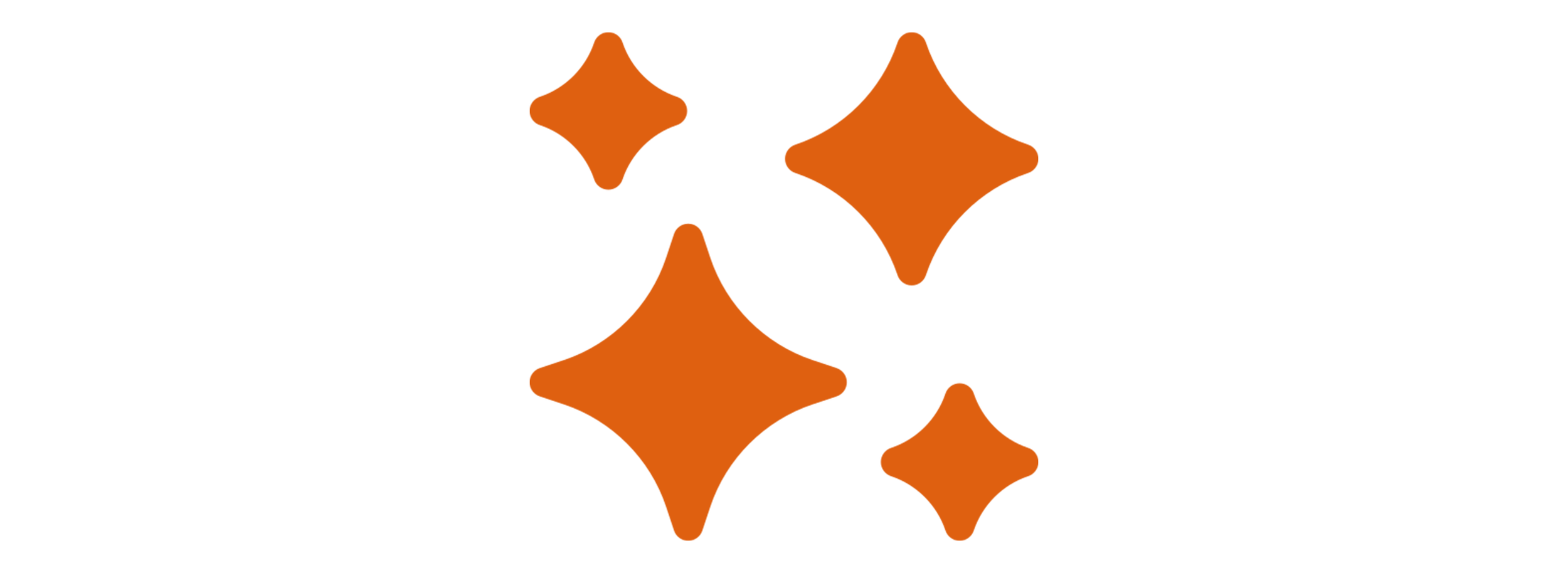 Snarky House logo with stylized orange stars and black text