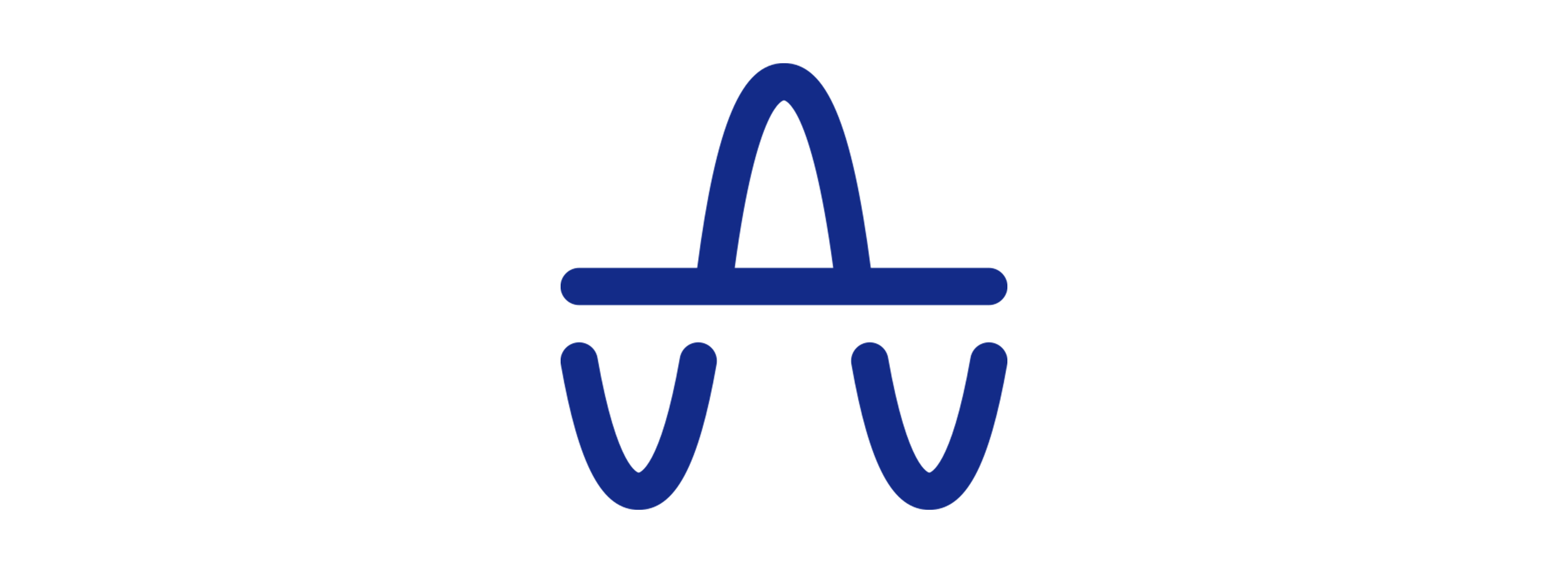 Blue physics wave symbol between the words 'Quantum Mechanics'.