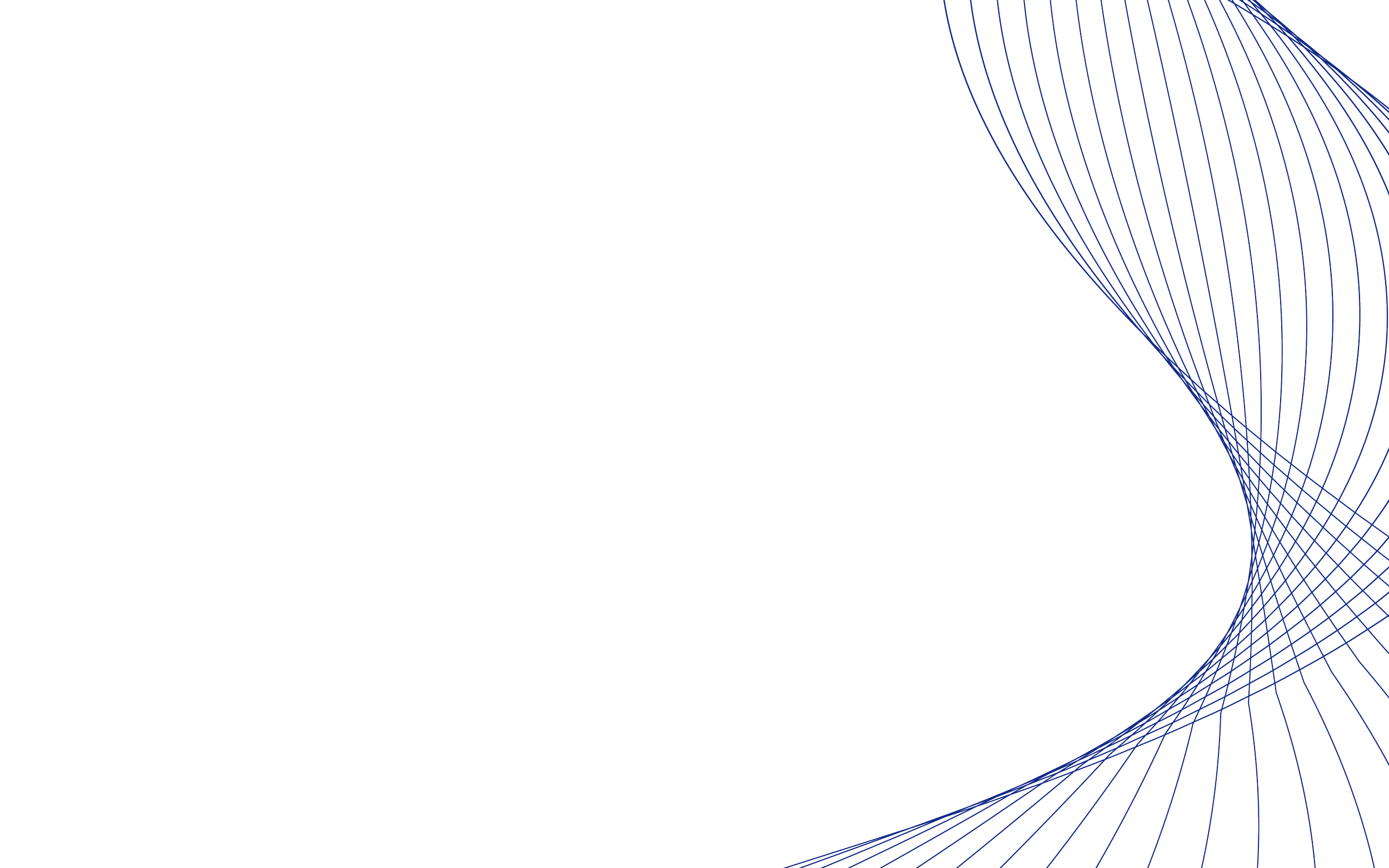 A digital abstract background featuring a black backdrop with a blue wireframe grid in a spiral pattern on the right side.