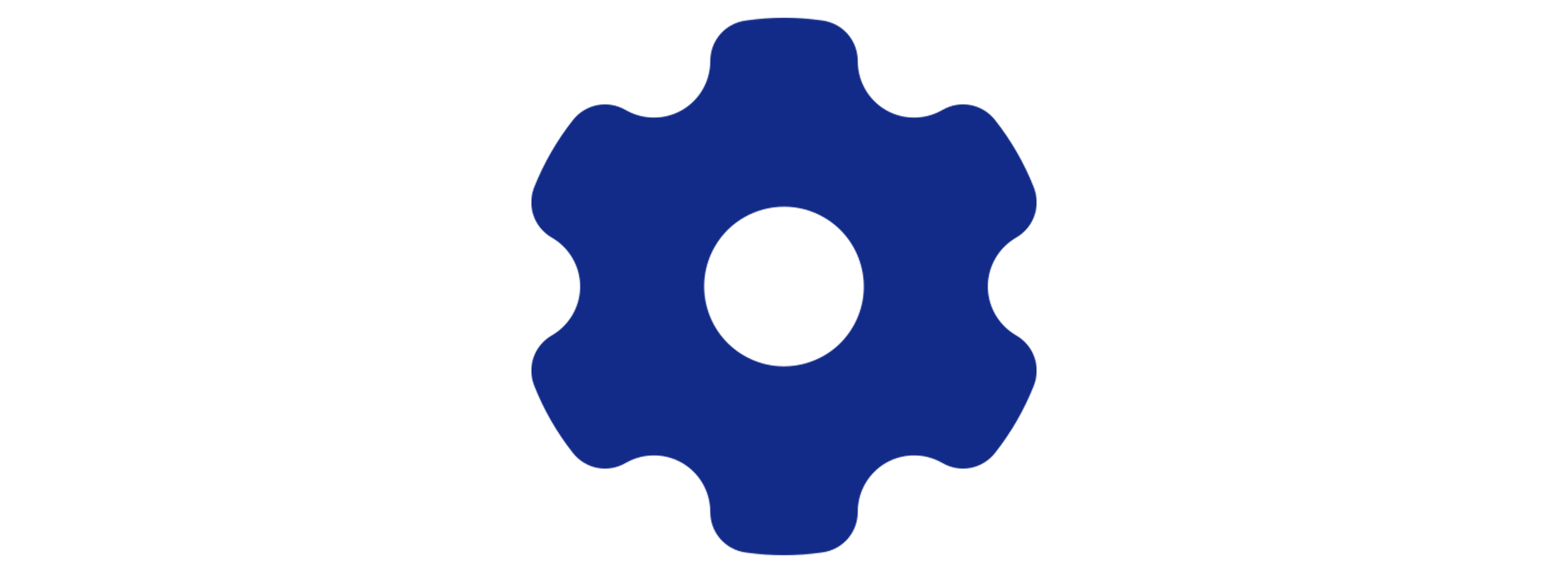 Logo with a blue gear icon and the words "Jira Service Management" in black