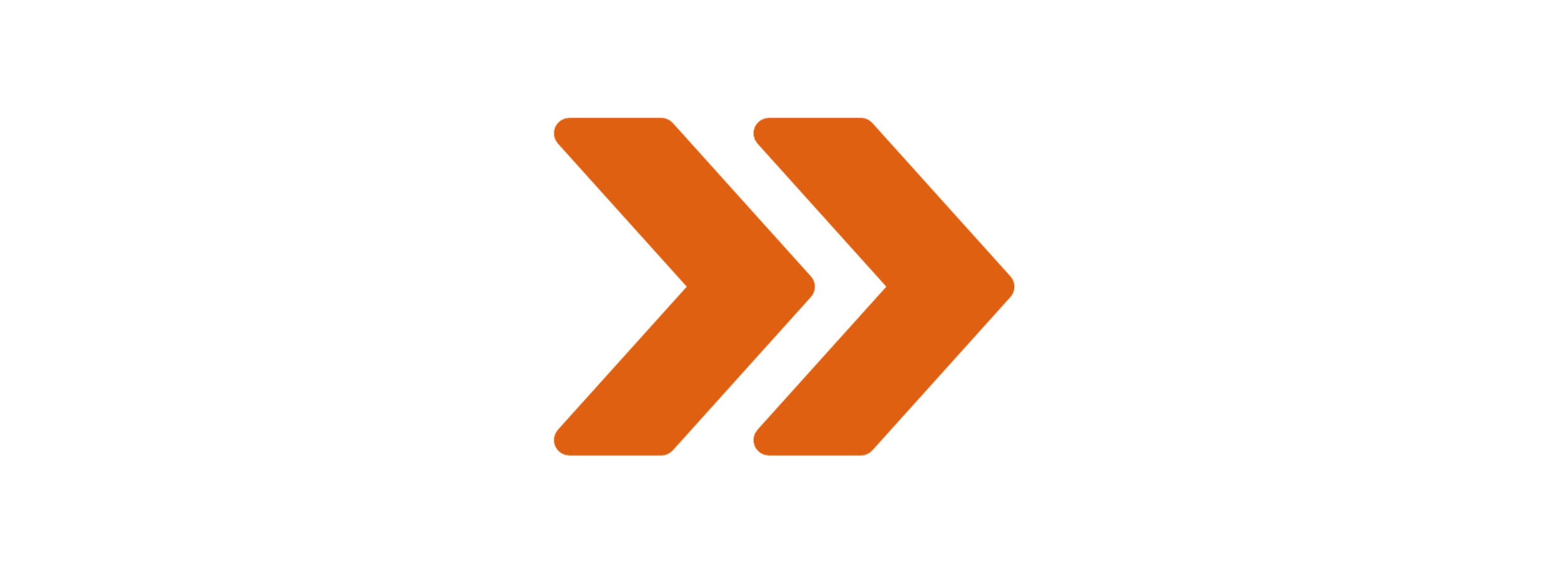 A black logo featuring three orange right-pointing arrows stacked horizontally, with black text above that reads 'Advance Your Career'.
