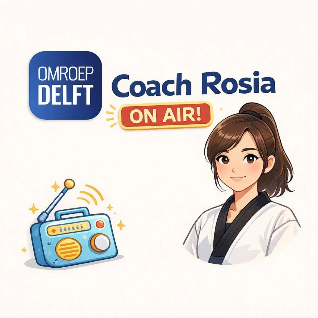 🎙️ 📡 Coach Rosia will be on live radio Sportcaf&eacute; at Omroep Delft tonight.

Talking about Infiniti Sports, taekwondo and the journey behind it all 🥋
Let&rsquo;s see how her radio debut goes 😄 🎧

🕗 🌠 20:00 &ndash; 21:00
📡 Listen live: 👉