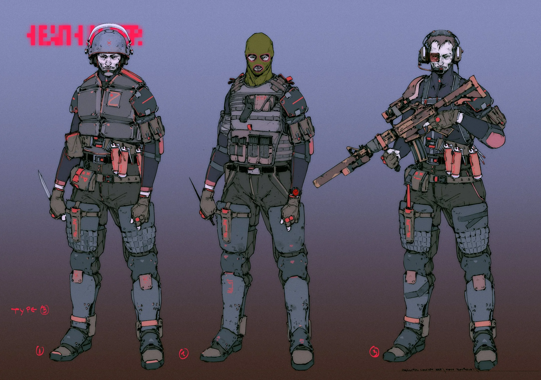 Headhunter:character design:draft 4:Tano Bonfanti .jpg
