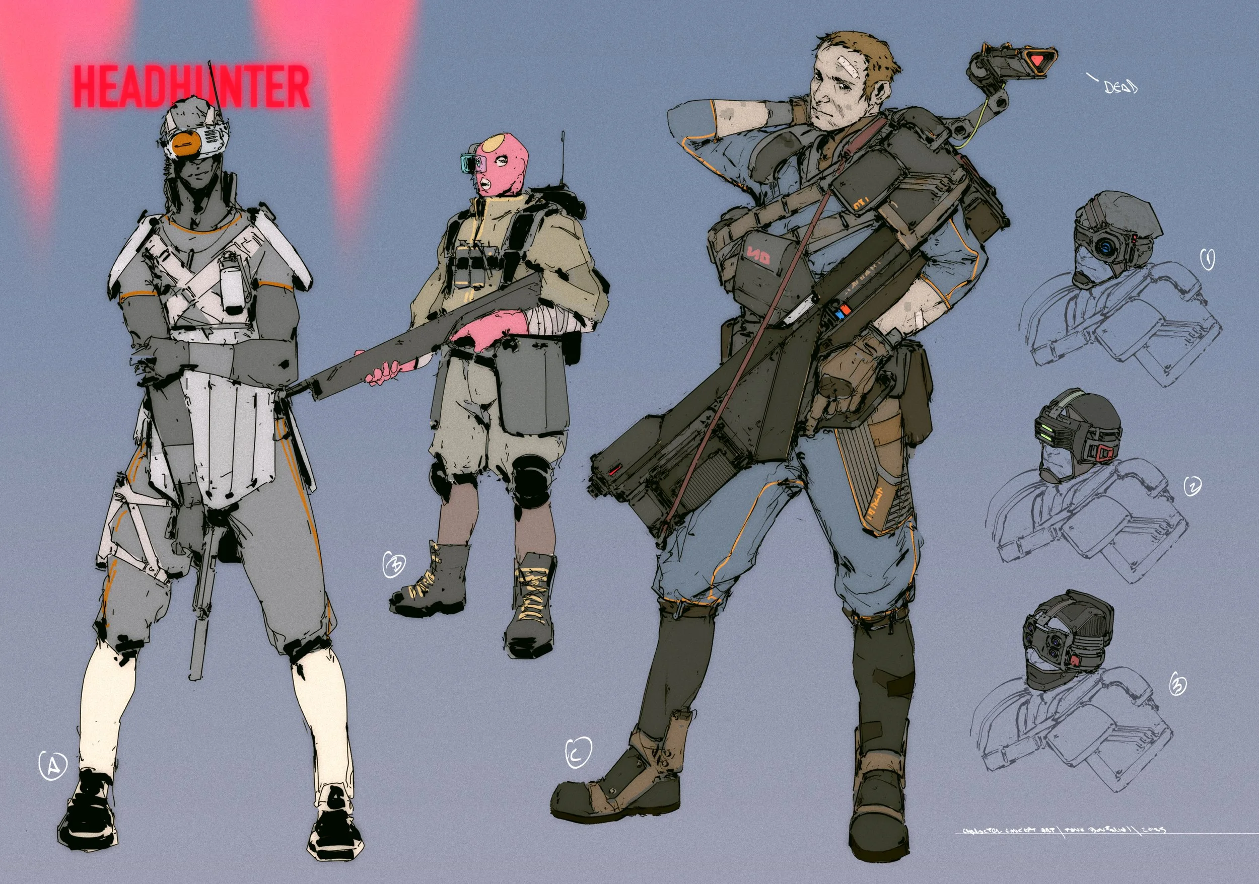 Headhunter:character design:draft 1:Tano Bonfanti .jpg