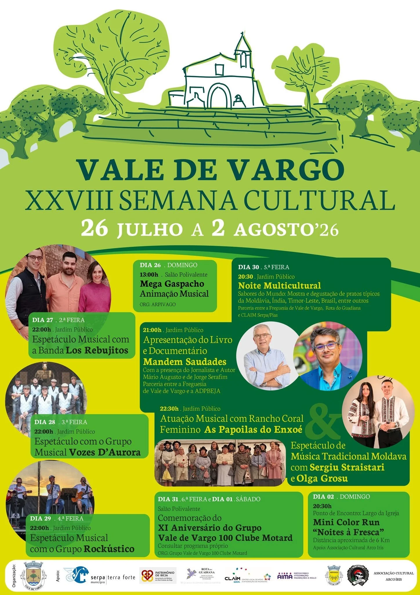 Noite Multicultural - 30 de julho | XXVIII Semana Cultural de Vale de Vargo