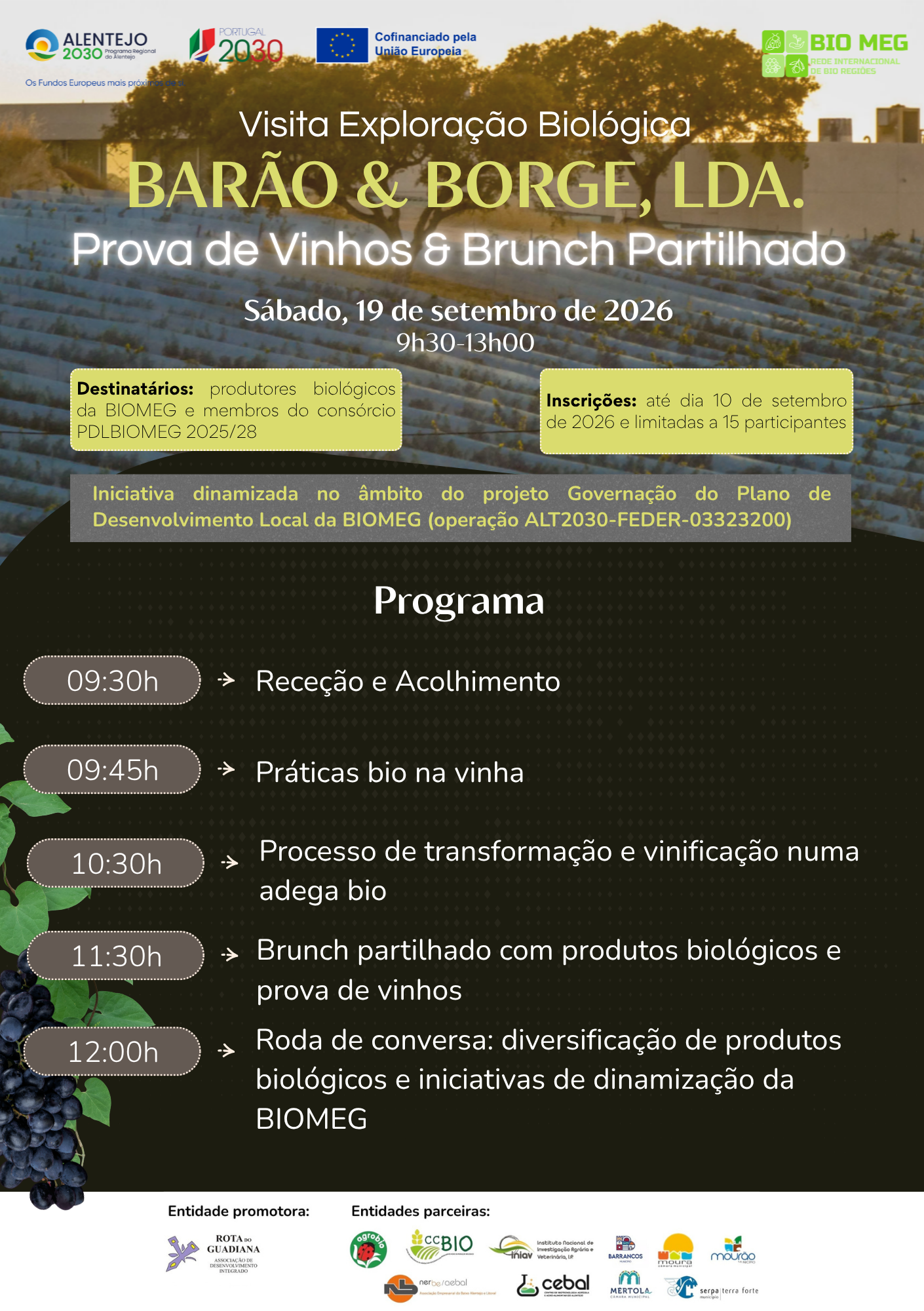 BIOMEG - Visita Exploração Biológica BARÃO &amp; BORGE, LDA.