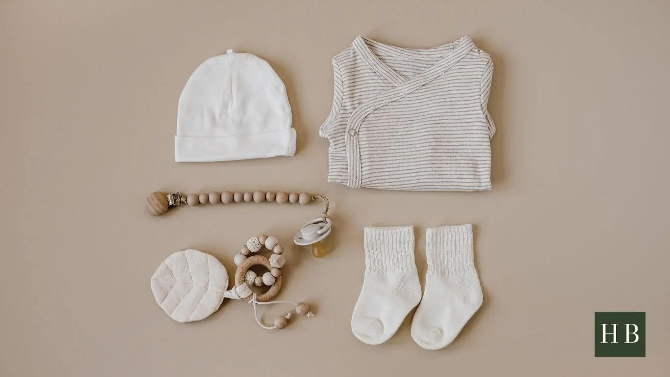 The six areas of baby preparation: sleep, feeding, changing and hygiene, clothing and comfort, outings and movement, and awake time