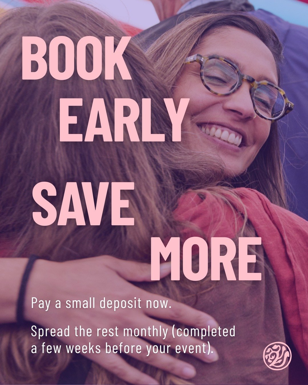 We know investing in yourself can feel like a big step, which is why we've made our events as accessible as possible.

✨ Payment plans are available, allowing you to spread the cost and join us for a gathering of connection, celebration, music, growt