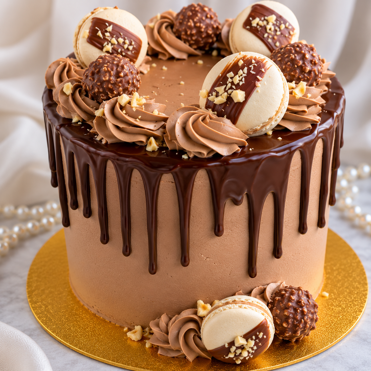 Chocolate and Praline Cake