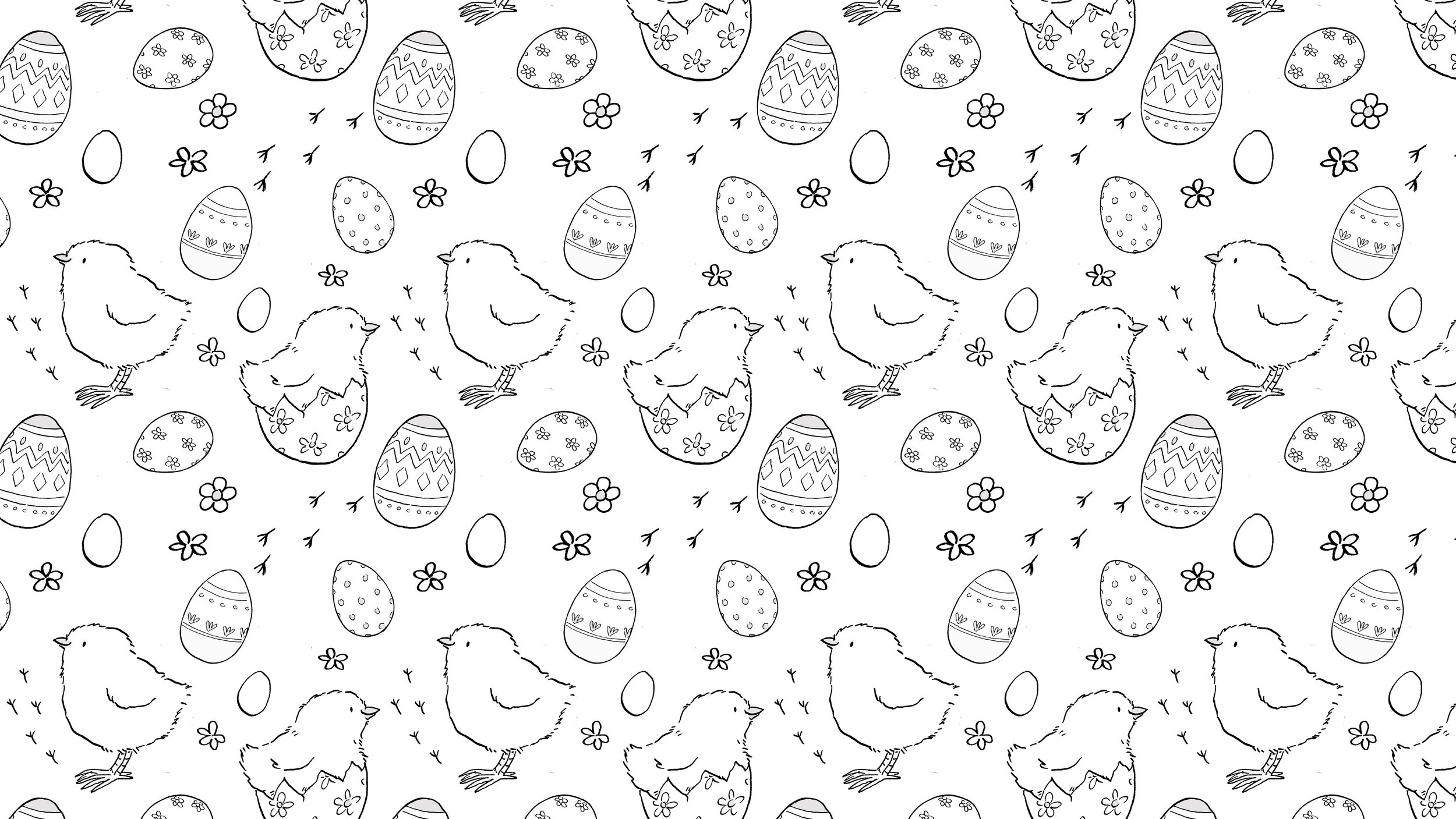 easter colouring sheets