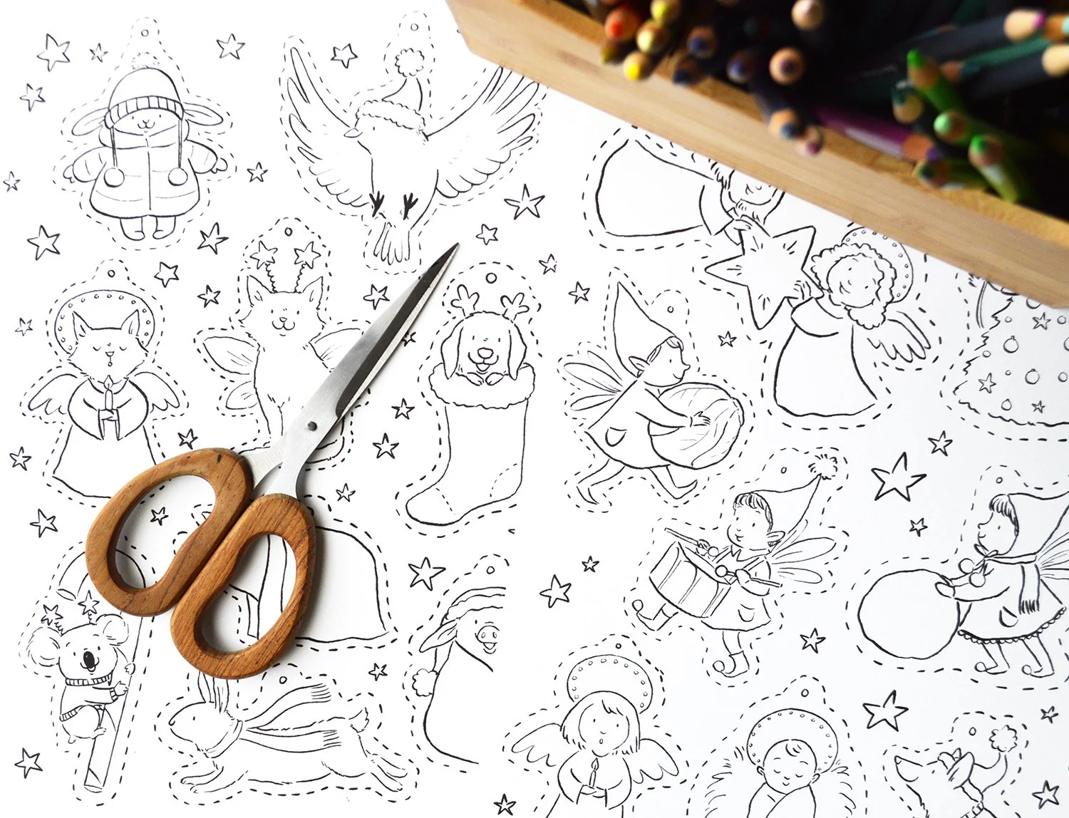 christmas cutout decorations