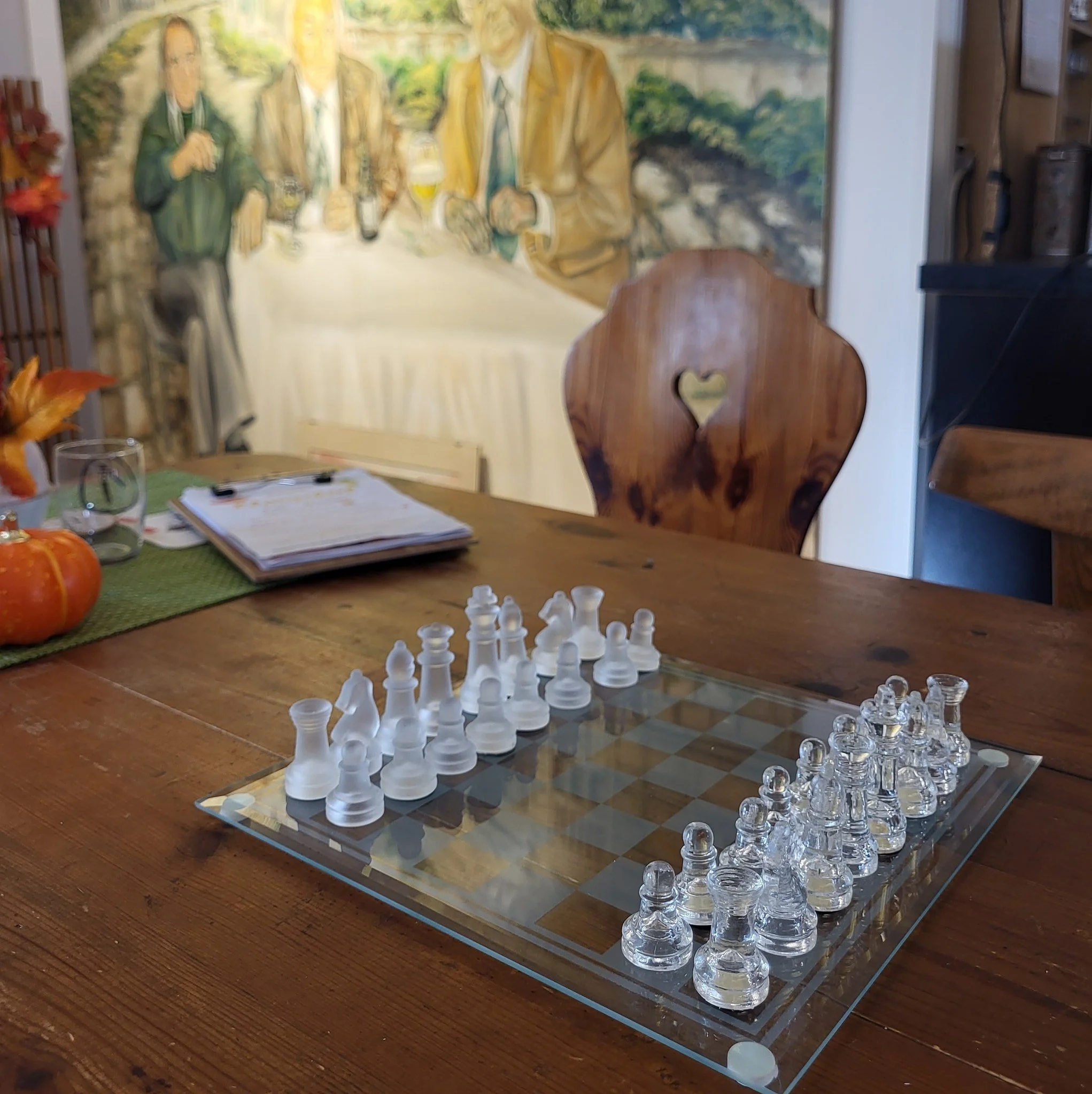 Wir sind soweit m&ouml;ge das Schachspiel beginnen :) Schachspiel &quot;zum Plauscherl&quot;