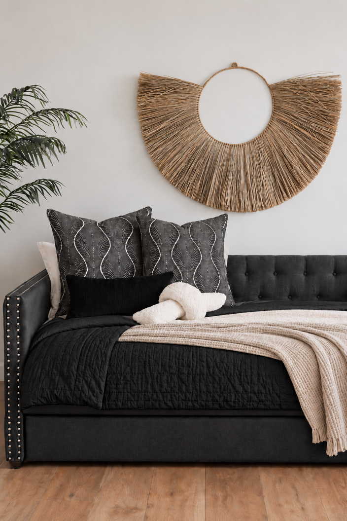 Family Affair Black Bedroom