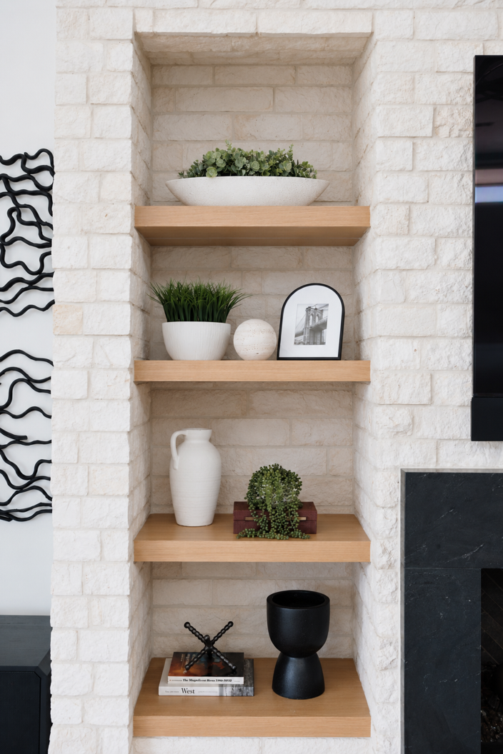 Family Affair Built-In Shelving