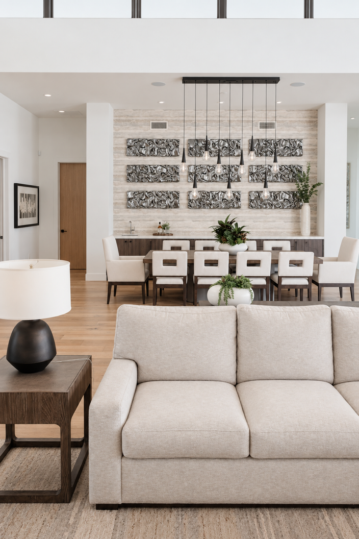 Family Affair Living and Dining Area