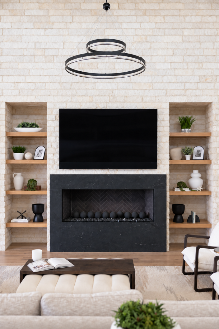 Family Affair Fireplace Detail