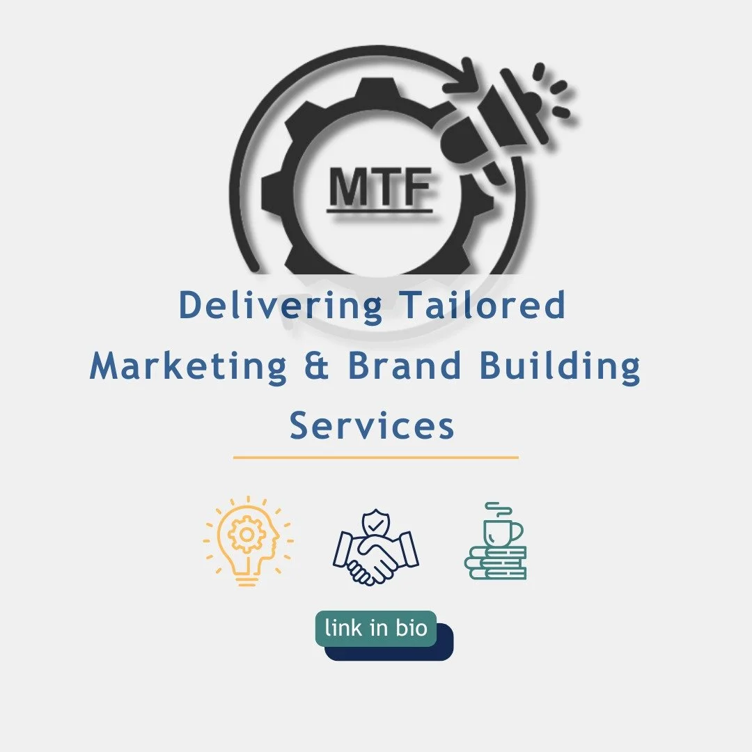 Looking for tailored marketing support or help with building your brand? 

Make contact via the link in bio.

#MarketingStrategy #BrandBuilding #BrandDNA #BusinessSupport #StrategicMarketing 

#MTFMarketing #BeVisibleEducateAttract