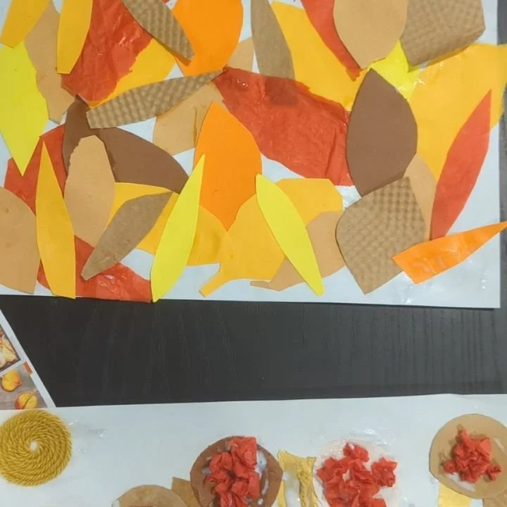 This month my lovely care home residents have all been really imaginative with their autumnal collages...

Such amazing outcomes and everyone enjoyed themselves...they always make me feel so happy!

A lot of them surprised themselves with their lovel