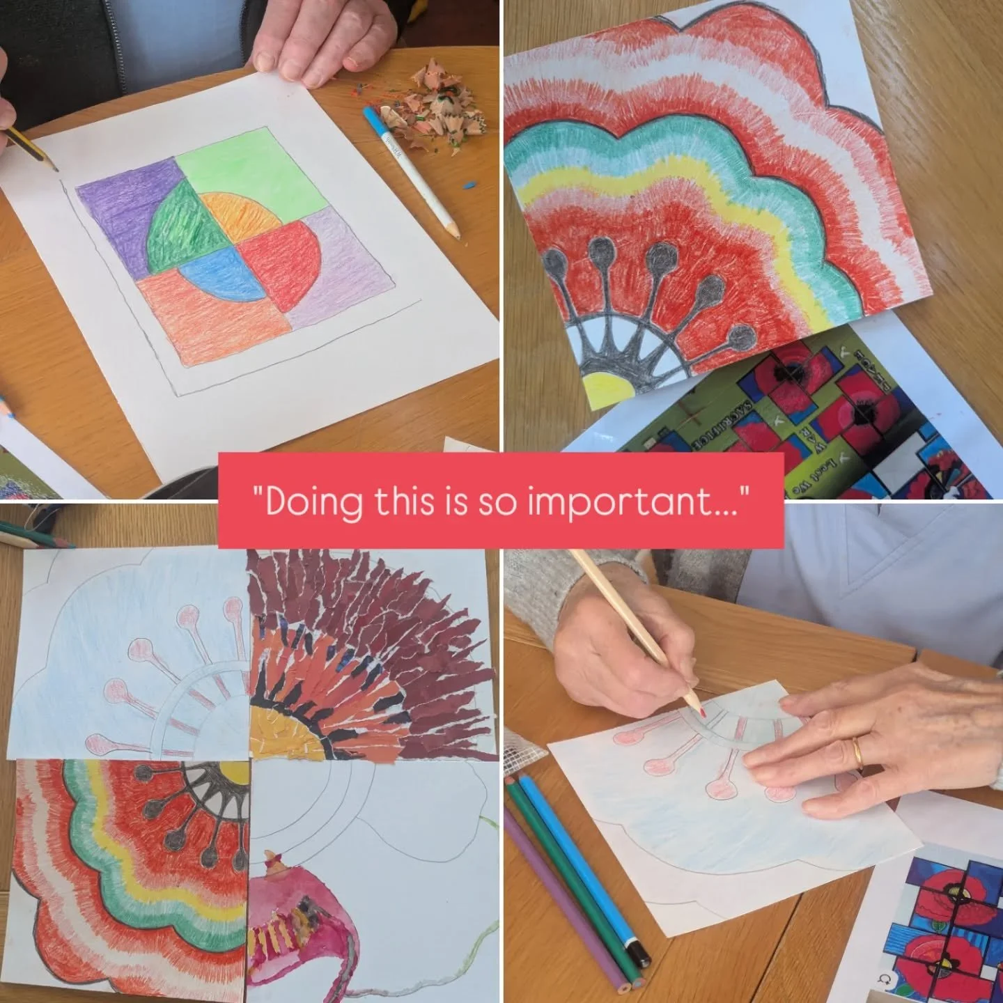 Today I was at Greystones Residential Home and we had a fabulous new lady Marianne, join our group.  She's originally from the Tirol in Austria (I spotted her accent!) so we chatted about the mountains and she knew Munich too, she spoke so fondly of 