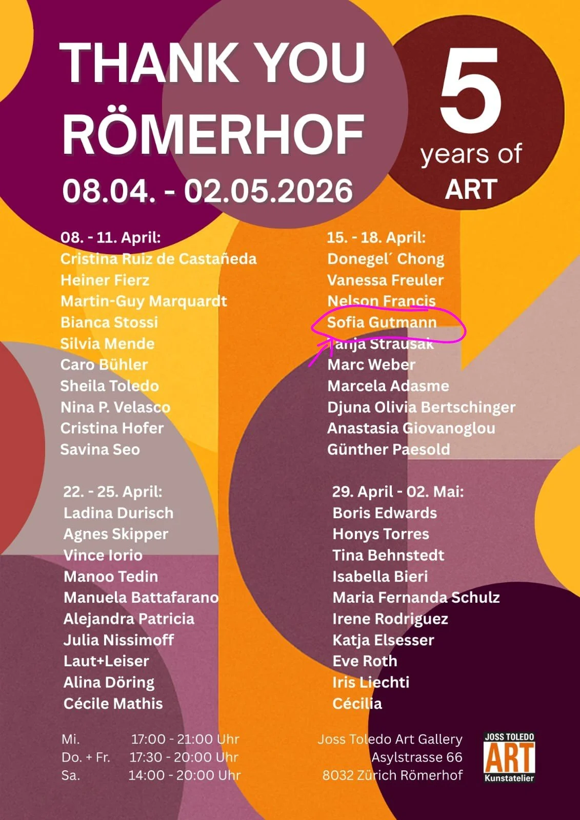 Gallery Exhibition at Joss Toledo Art 