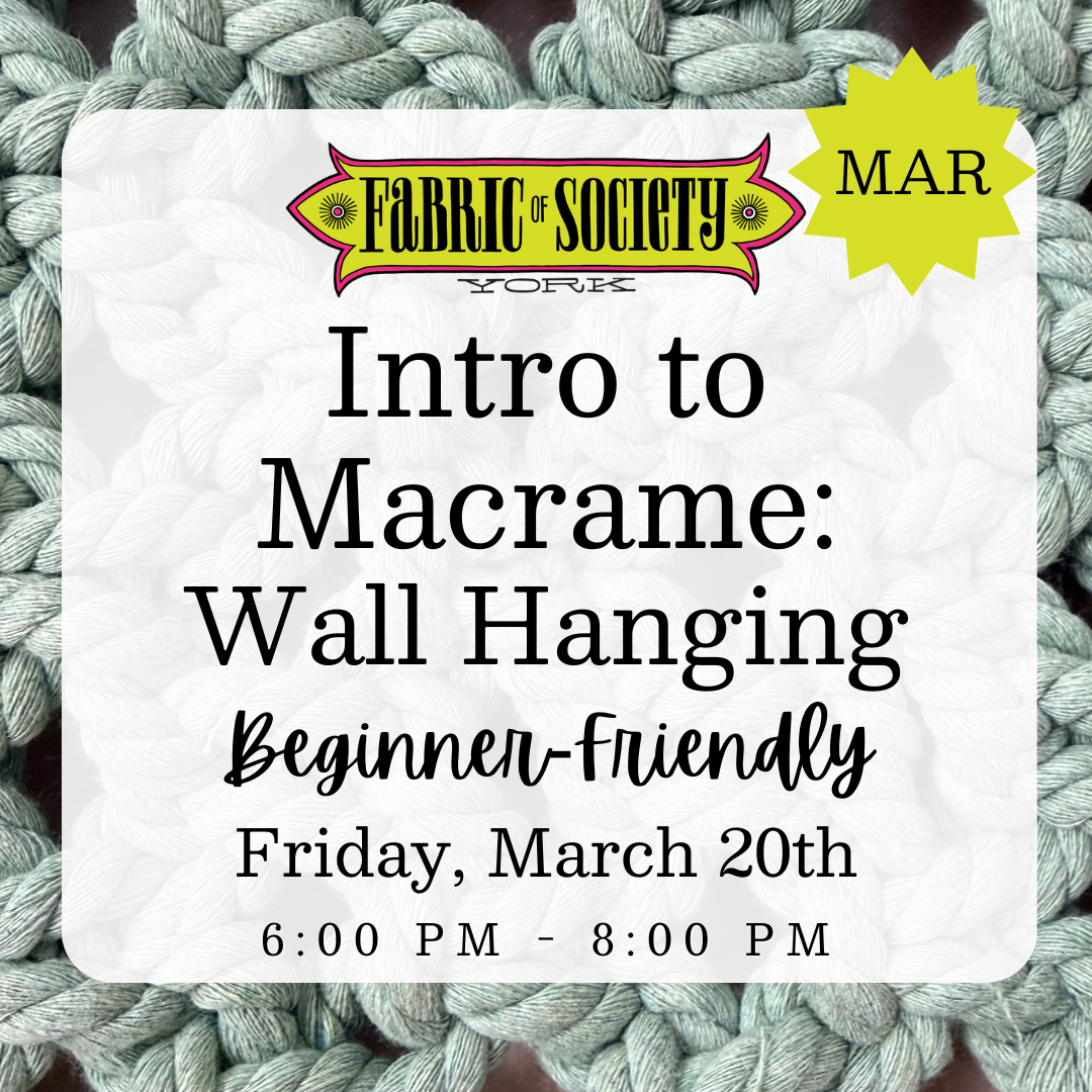 Intro to Macrame: Wall Hanging (Beginner-Friendly!)