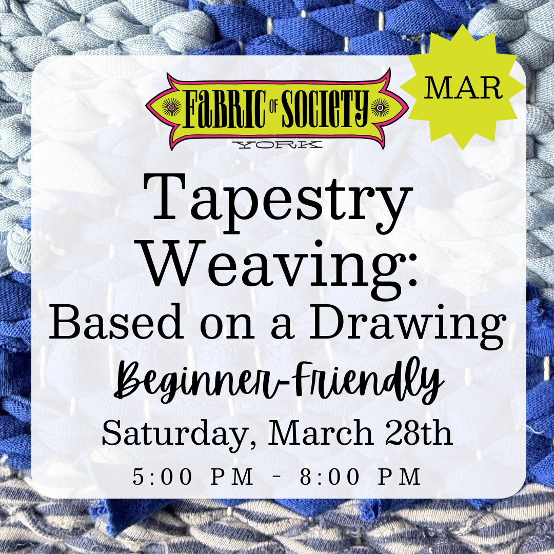 Tapestry Weaving Based on a Drawing (Beginner-Friendly!)