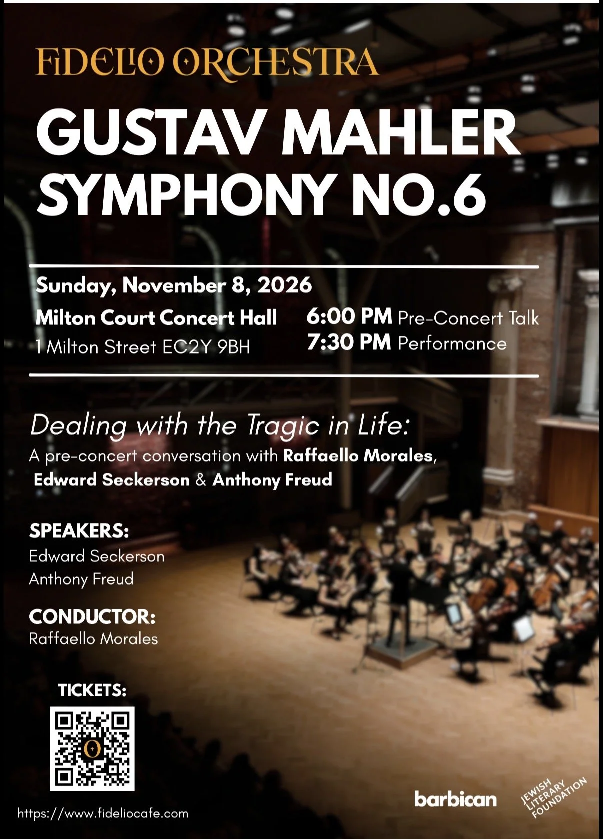FIDELO ORCHESTRA GUSTAV MAHLER SYMPHONY NO.6
