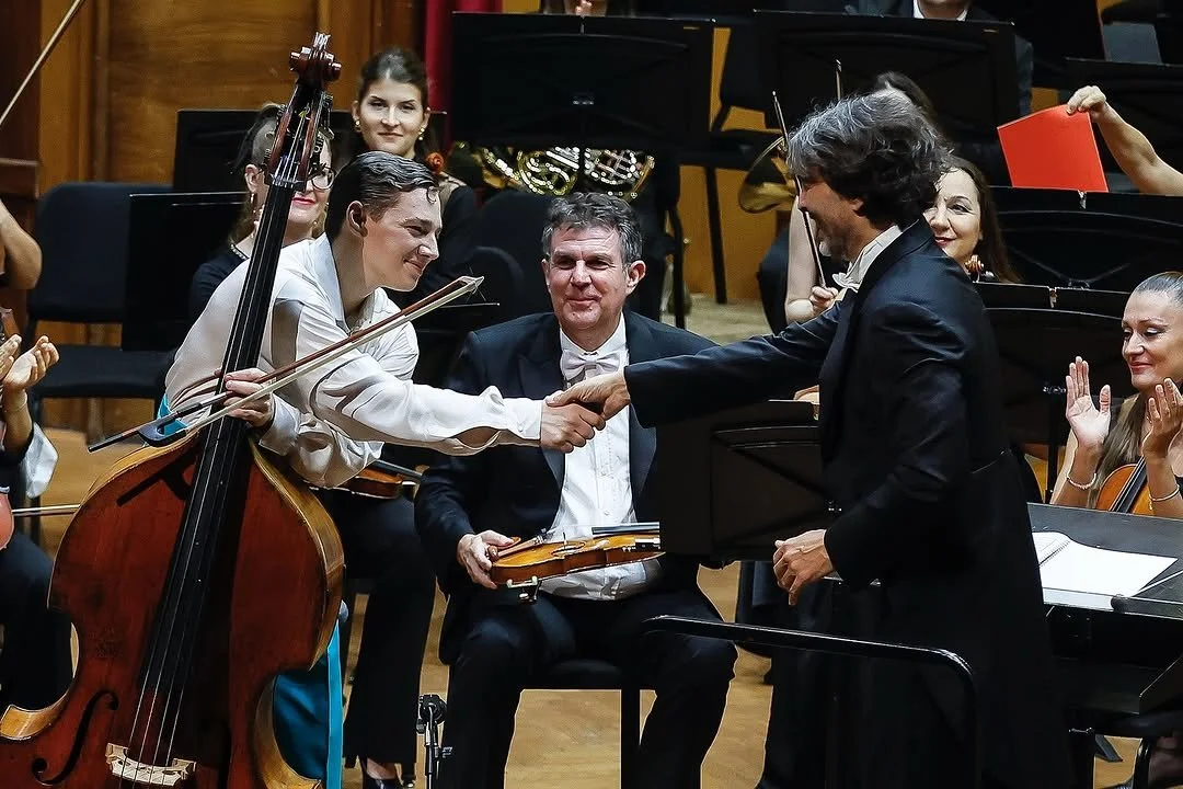 Strahinja Mitrovic. with Carlo Ponti.JPG