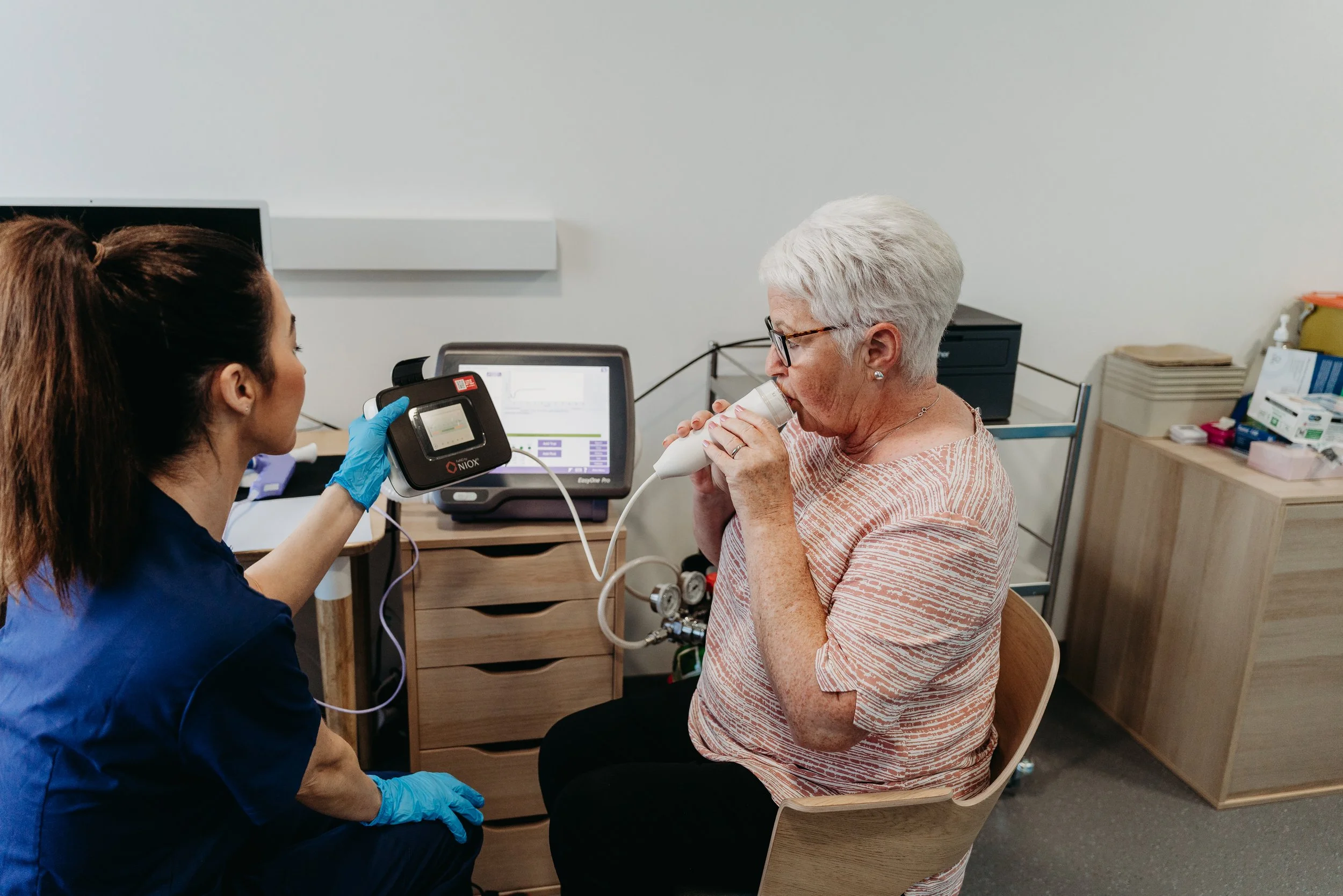 FeNO TESTING, lung health checks, spirometry services