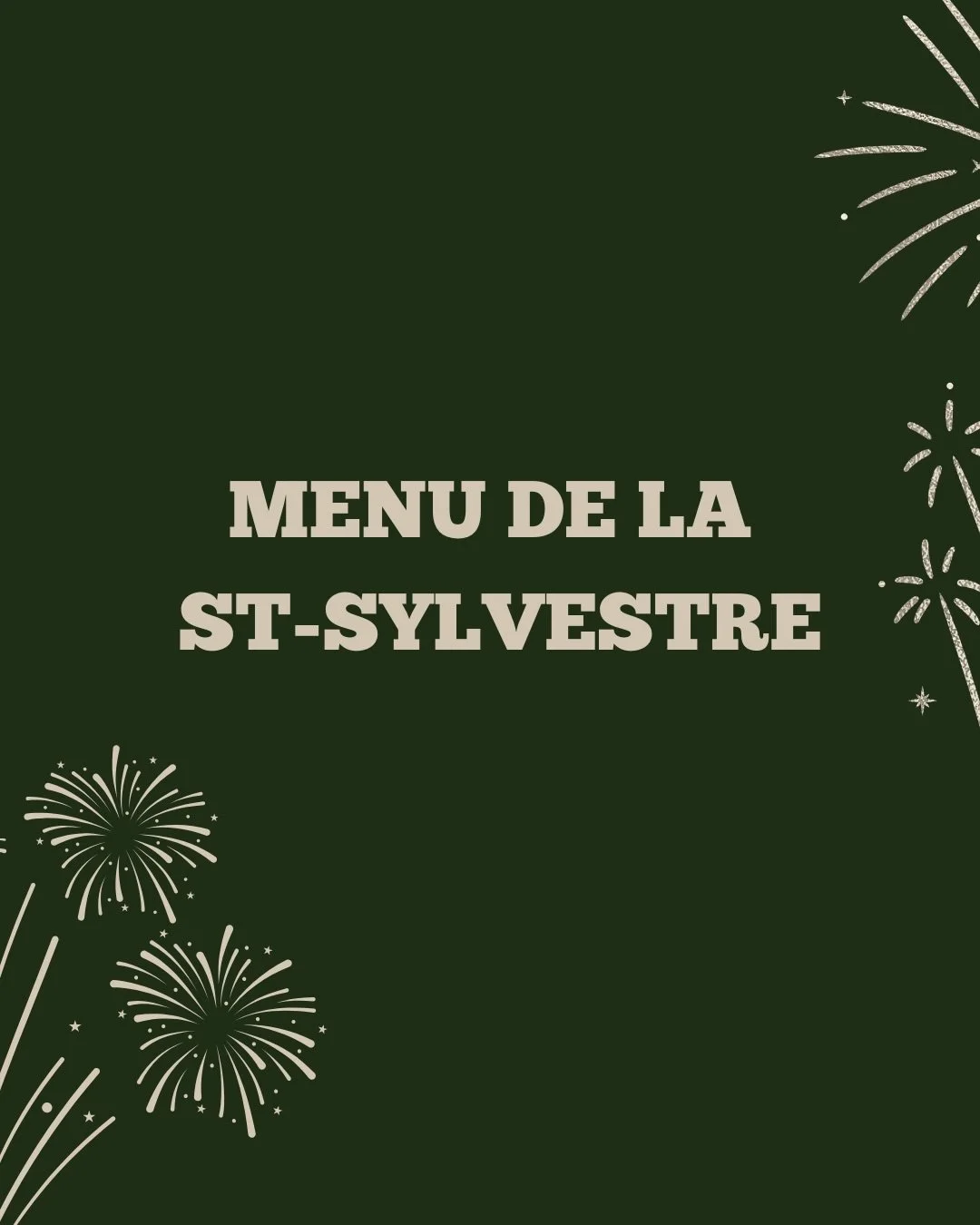 ✨ Menu de la Saint-Sylvestre 2025 ✨
Et si vous embarquiez, pour le dernier soir de l&rsquo;ann&eacute;e, dans un voyage en 9 temps, entre terre, mer et parfums envo&ucirc;tants ? 🫶🏼
Oursin, betterave fum&eacute;e au bois d&rsquo;olivier, lotte nacr