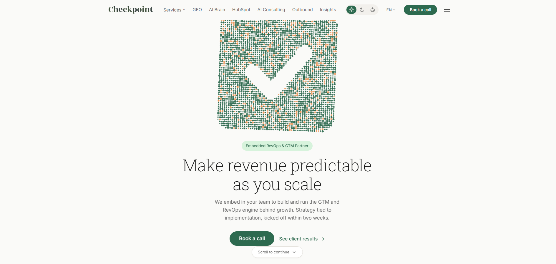 a screenshot of checkpoint's website